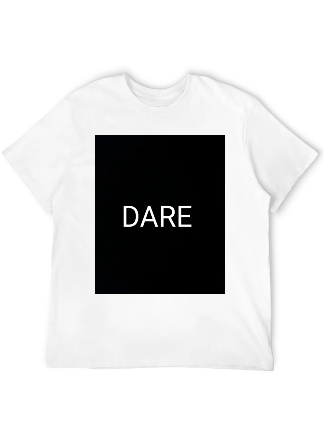 Dare Graphic Black T-Shirt