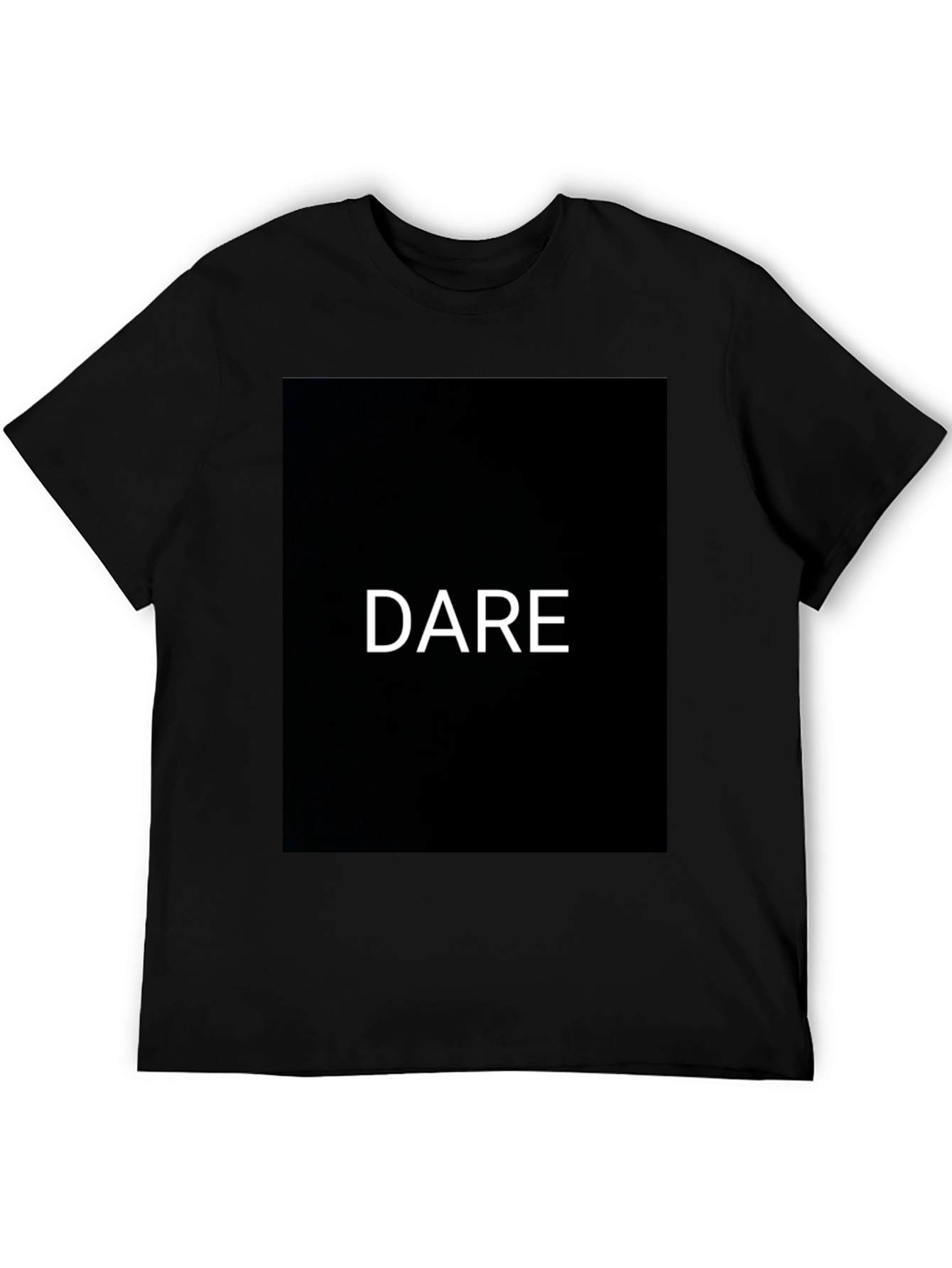Dare Graphic Black T-Shirt