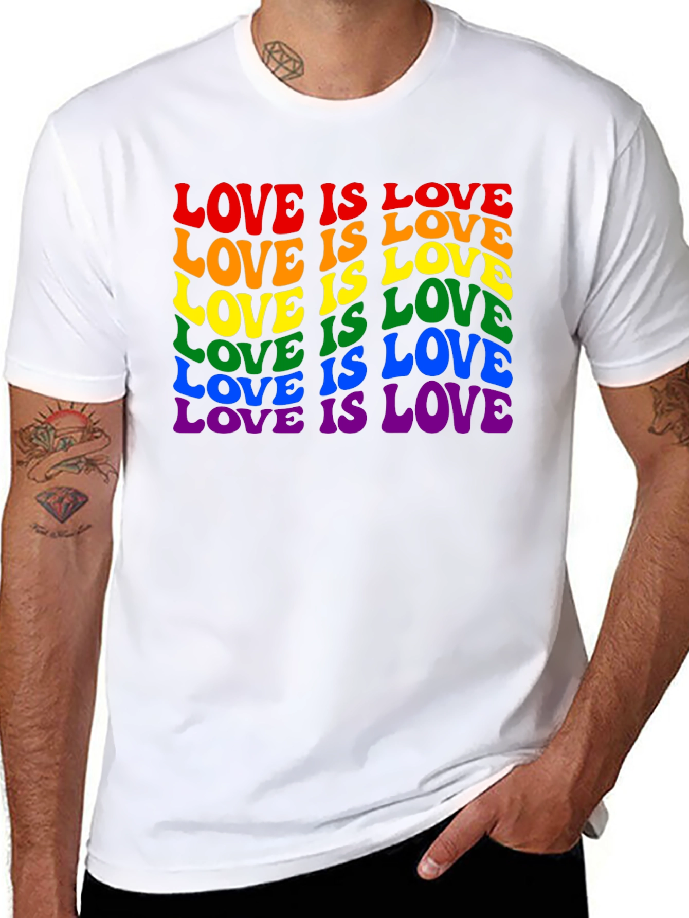 Love is Love Rainbow Pride T-Shirt