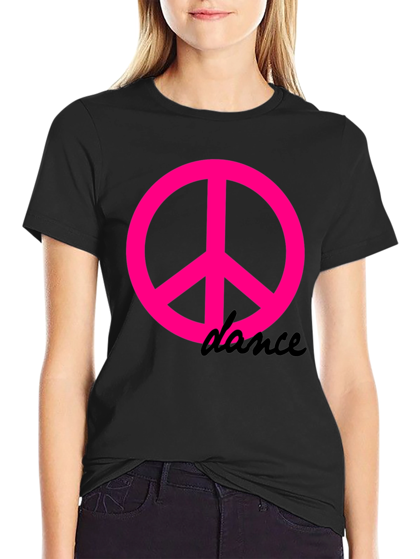 Peace & Dance Black T-Shirt
