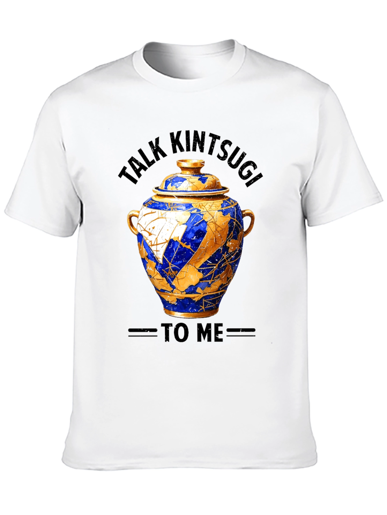 Kintsugi Art Graphic Tee - Unique Design