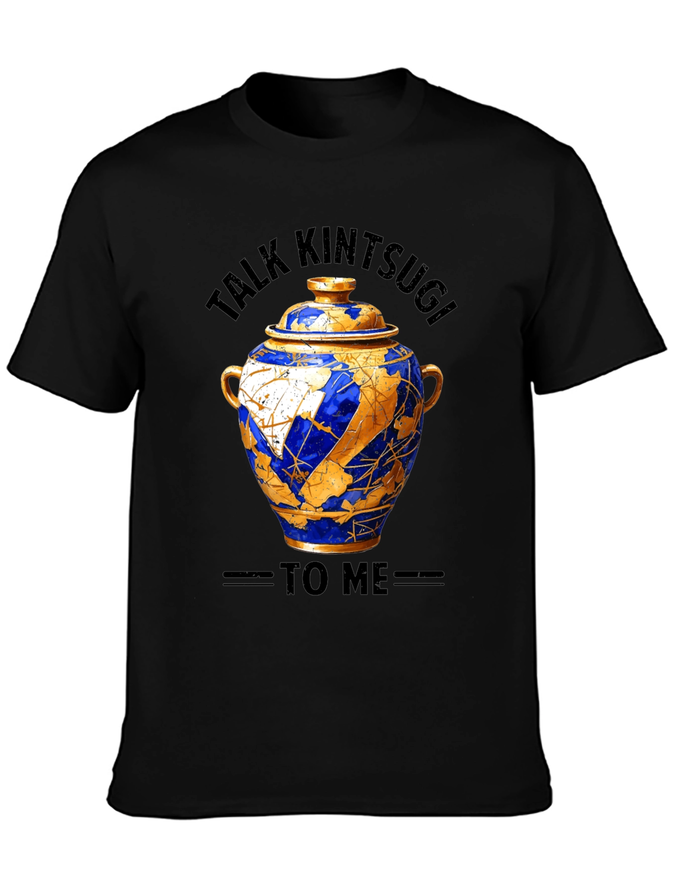 Kintsugi Art Graphic Tee - Unique Design