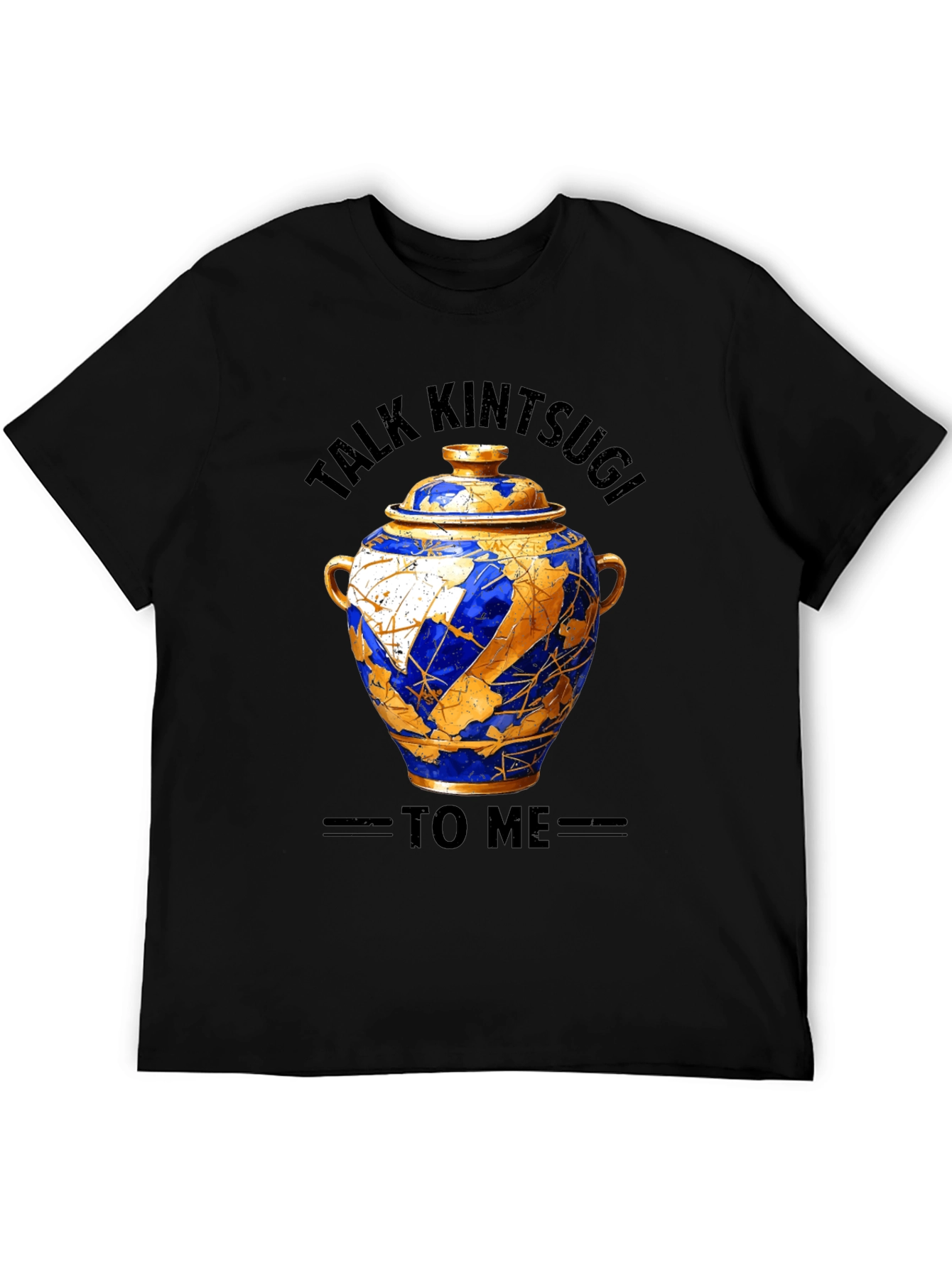 Kintsugi Art Graphic Tee - Unique Design