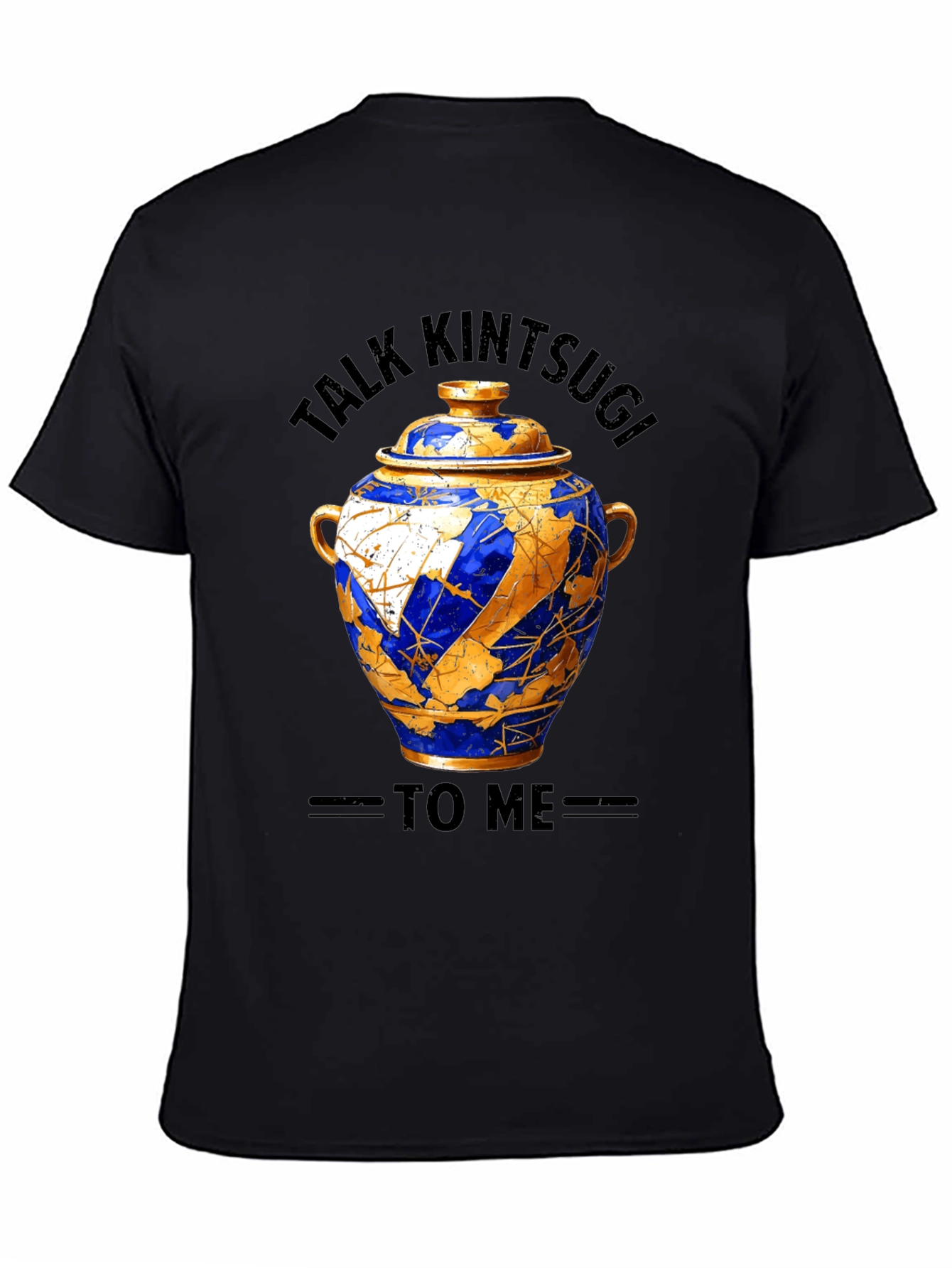Kintsugi Art Graphic Tee - Unique Design