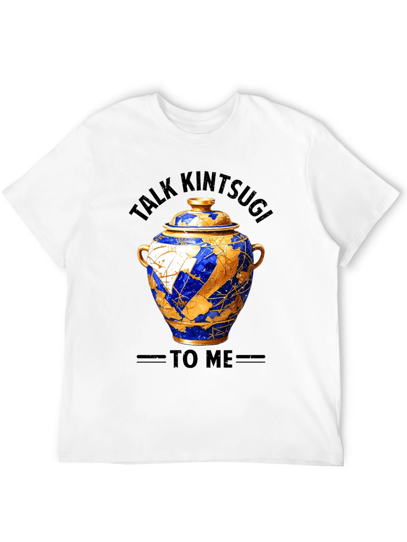 Kintsugi Art Graphic Tee - Unique Design
