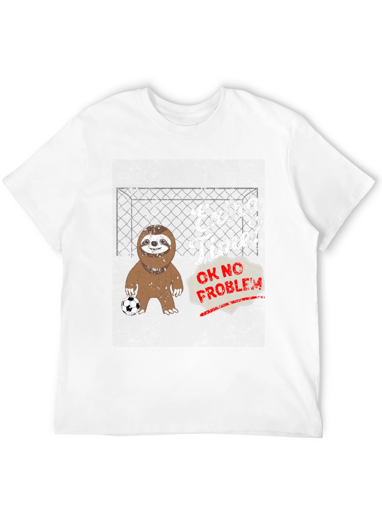 Extra Time? Sloth Soccer Graphic Tee