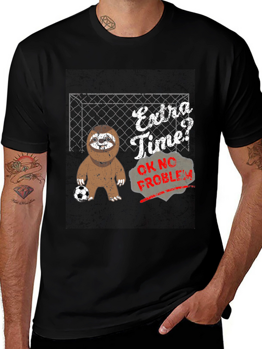 Extra Time? Sloth Soccer Graphic Tee