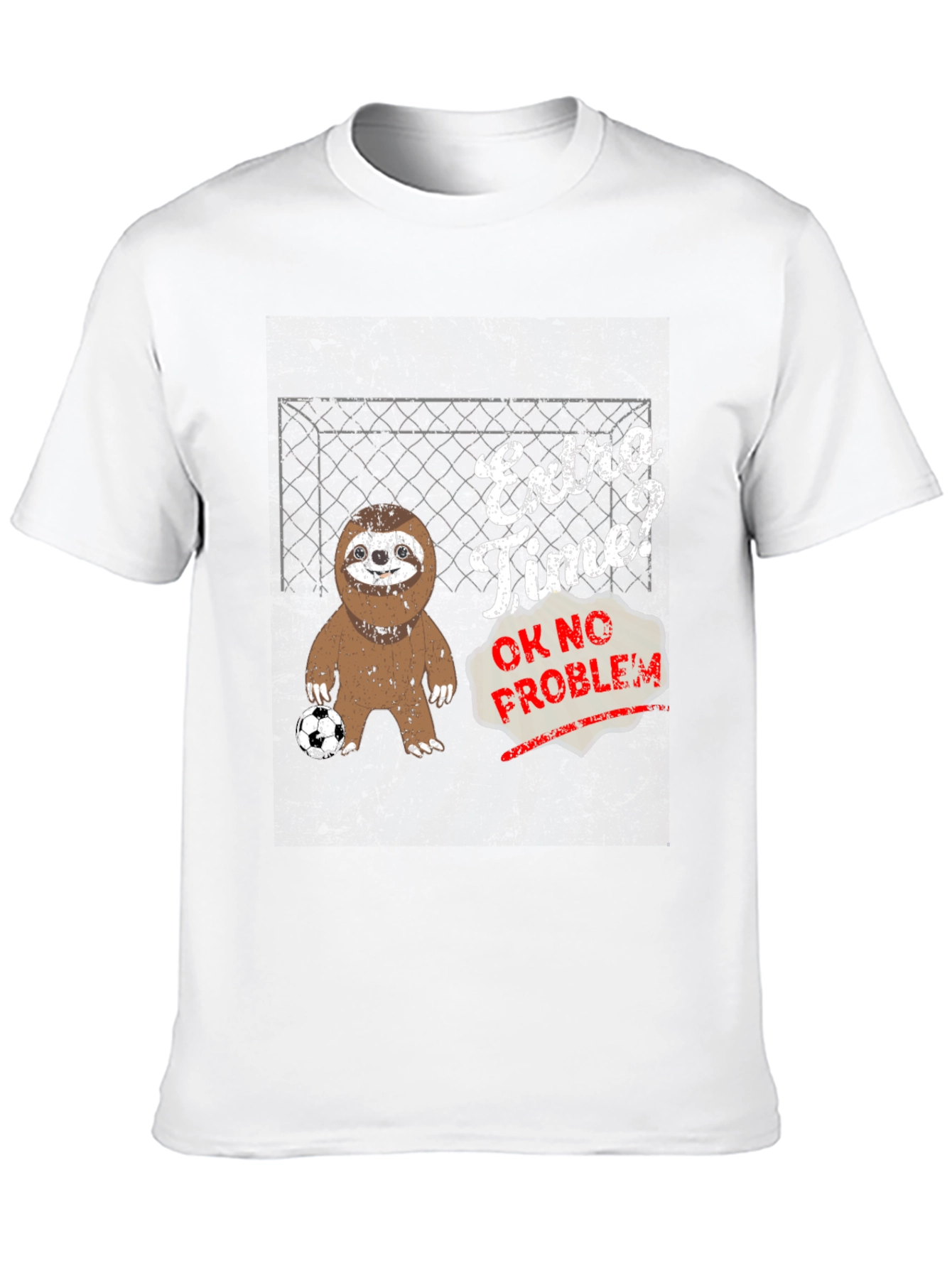Extra Time? Sloth Soccer Graphic Tee