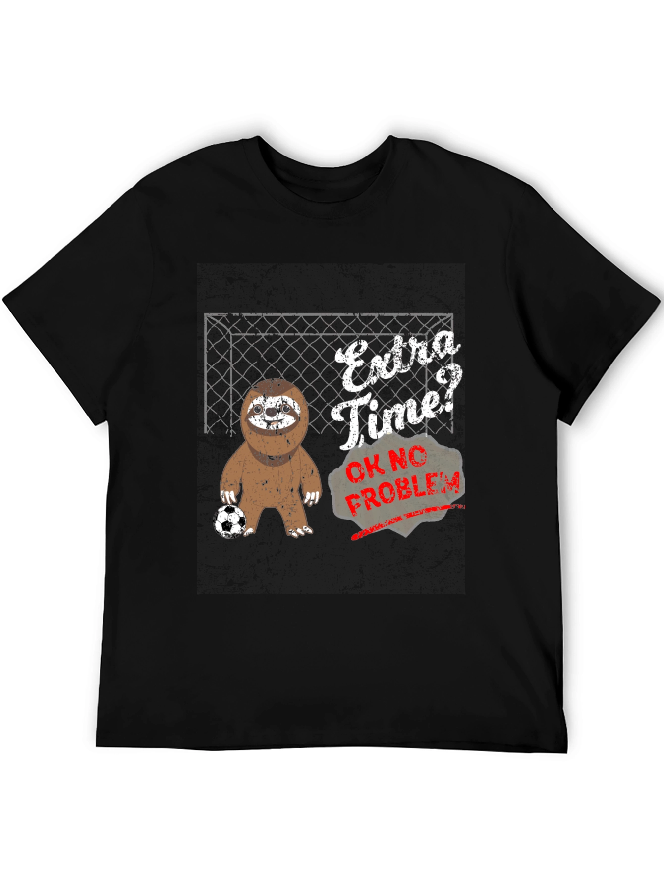 Extra Time? Sloth Soccer Graphic Tee