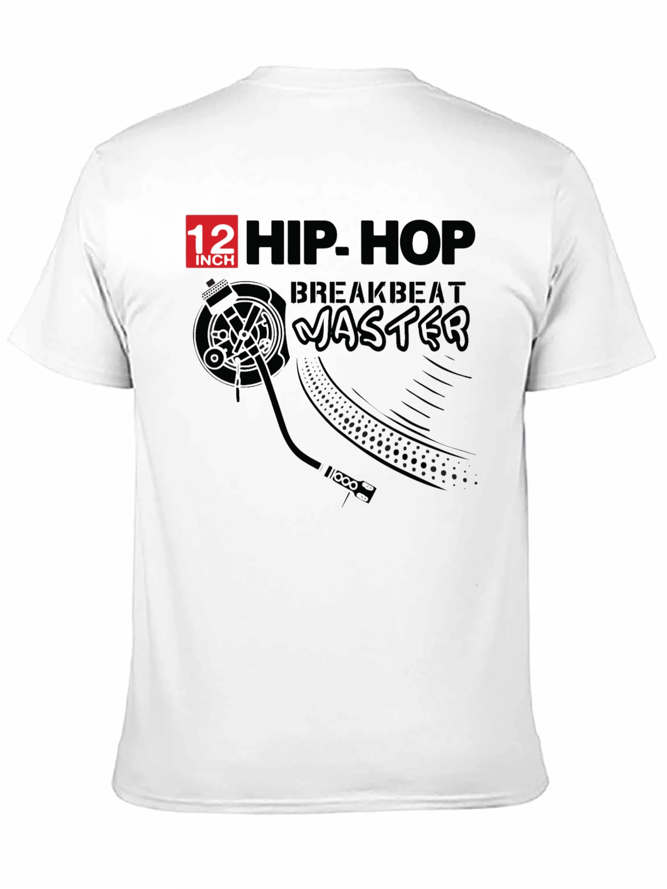 Hip Hop Breakbeat Master Black T-Shirt