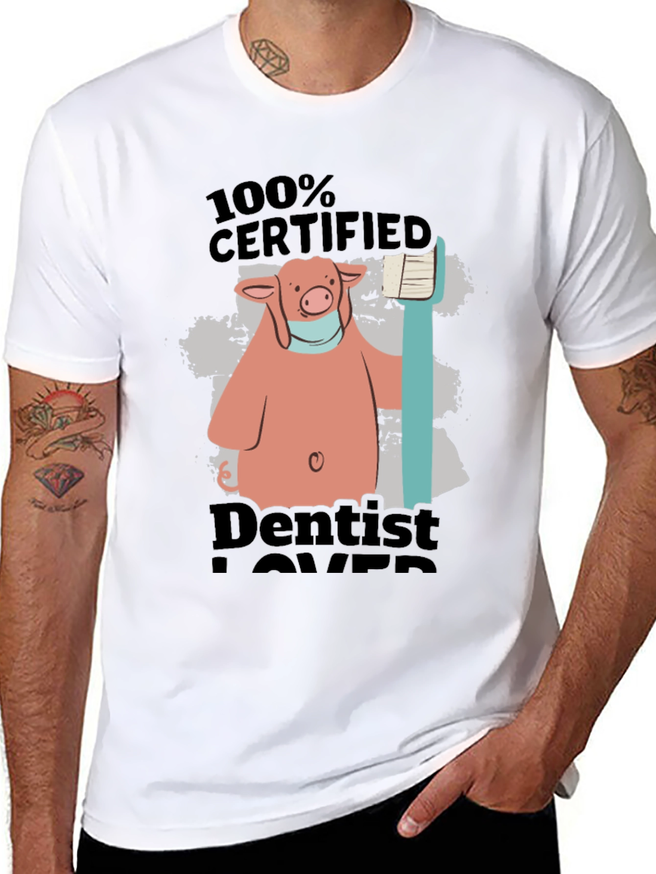 Dentist Lover T-Shirt - Certified Pig Design