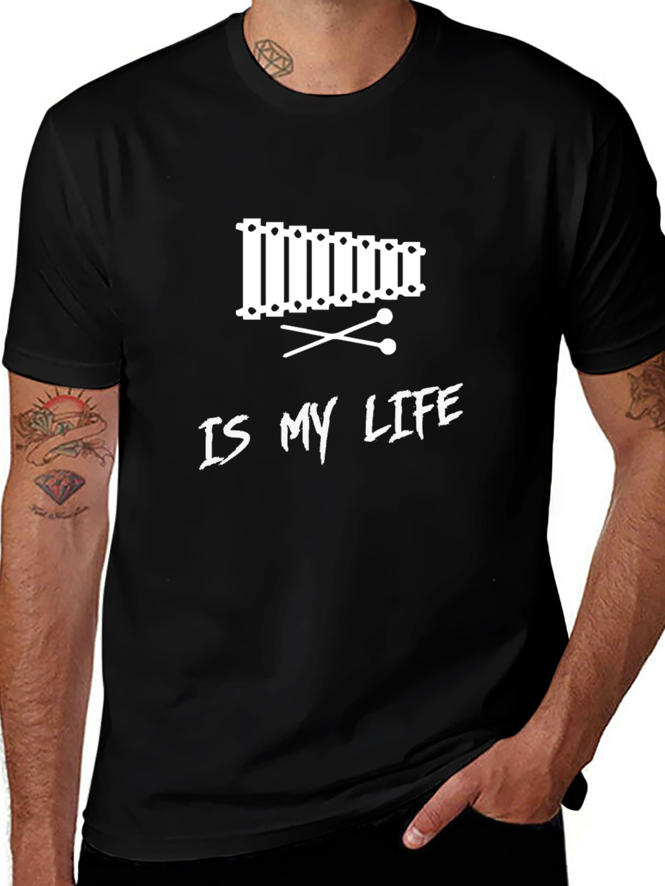 Music Lover T-Shirt - Marimba is My Life Tee