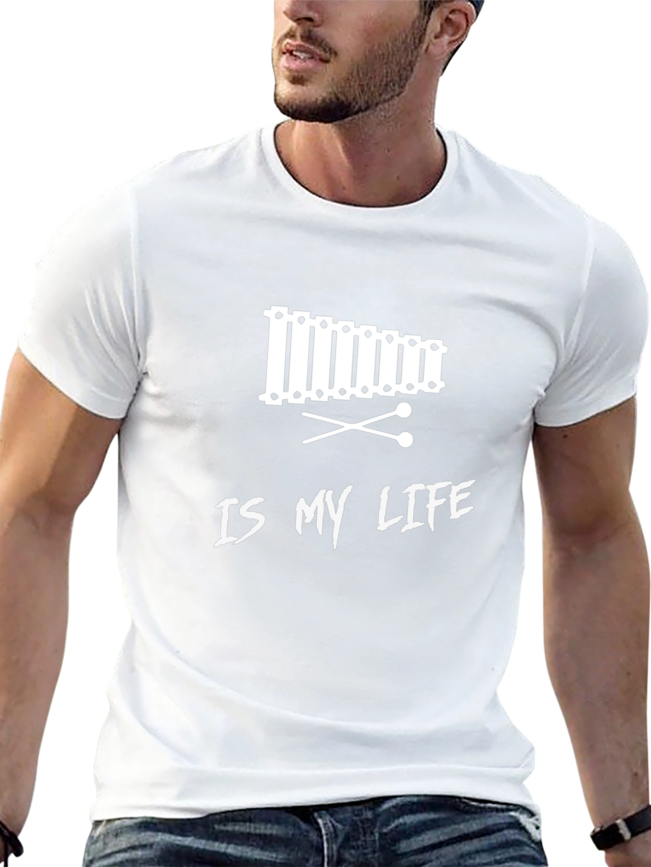 Music Lover T-Shirt - Marimba is My Life Tee