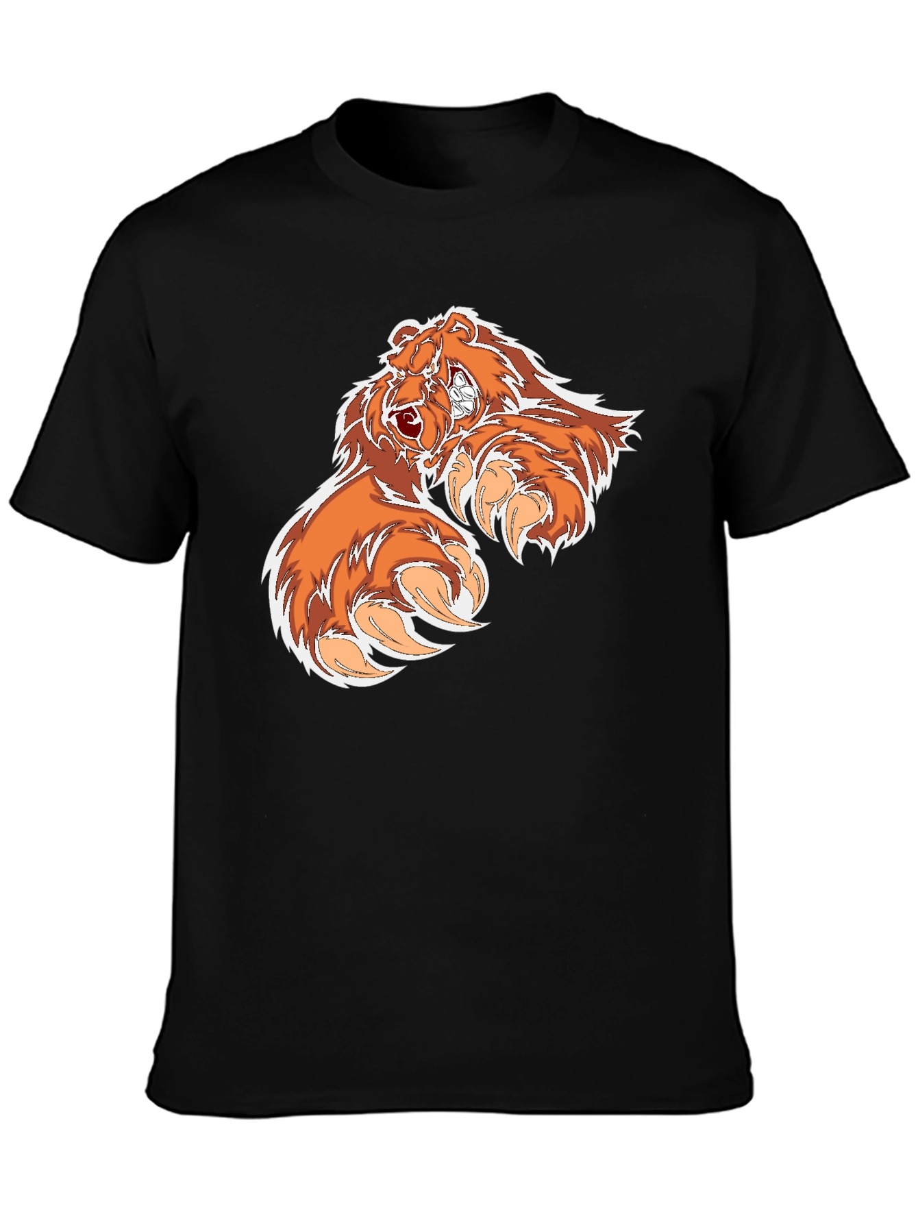 Bear Claw Graphic Tee - Black