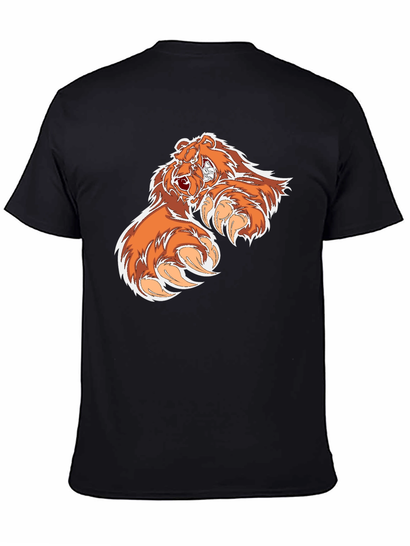 Bear Claw Graphic Tee - Black