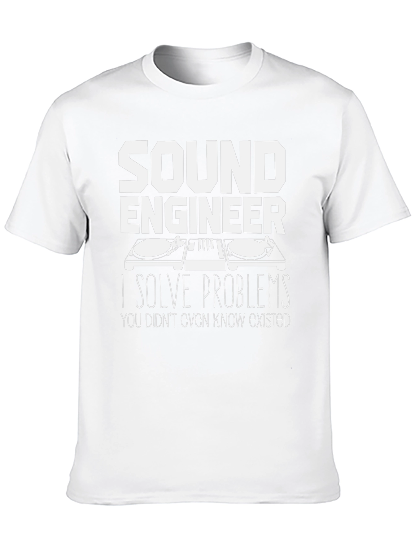 Sound Engineer T-Shirt: Problem Solver Tee