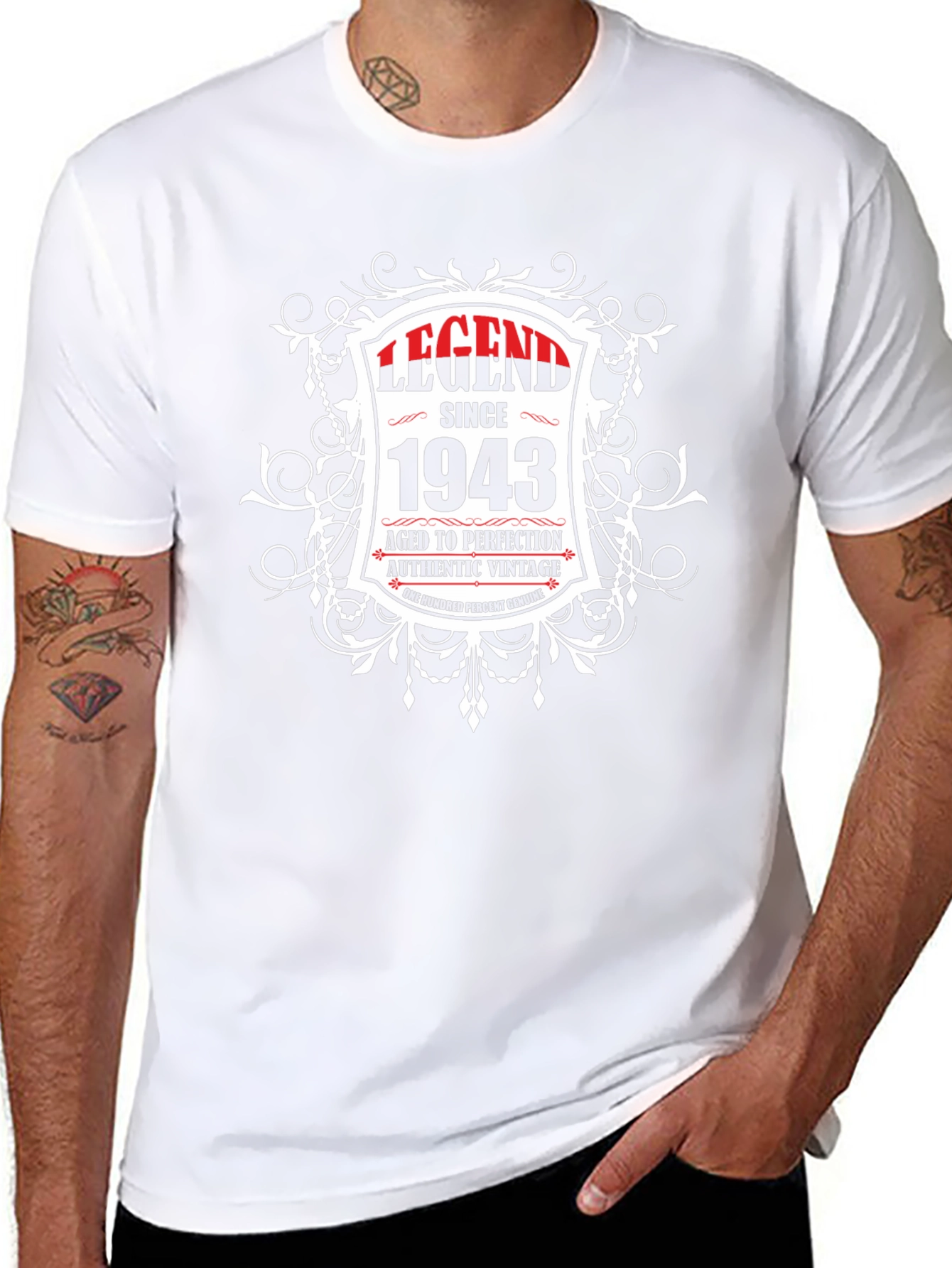 Legend Since 1943 T-Shirt - Aged to Perfection!