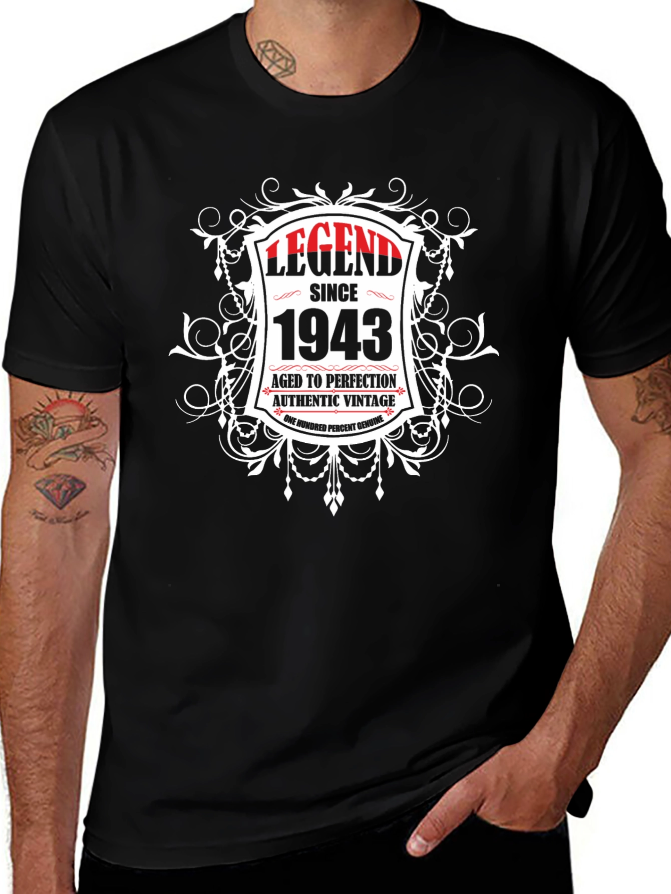 Legend Since 1943 T-Shirt - Aged to Perfection!