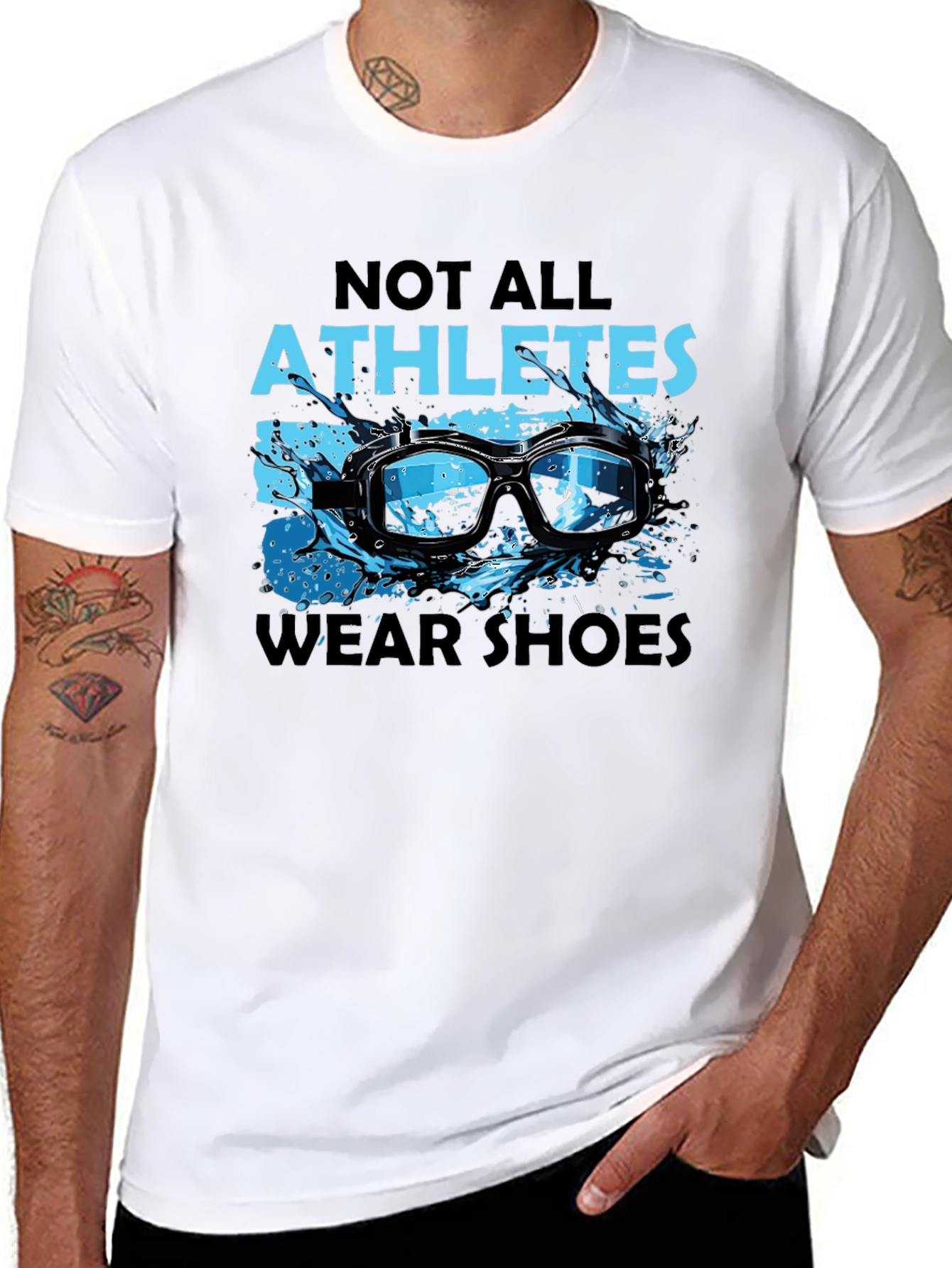 Athlete Swim T-Shirt - Not All Wear Shoes