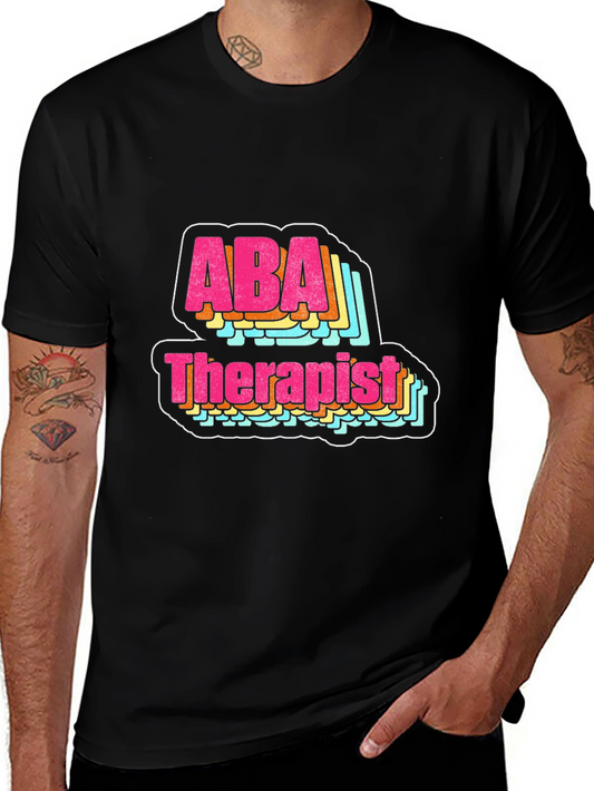 ABA Therapist Graphic Tee - Retro Style
