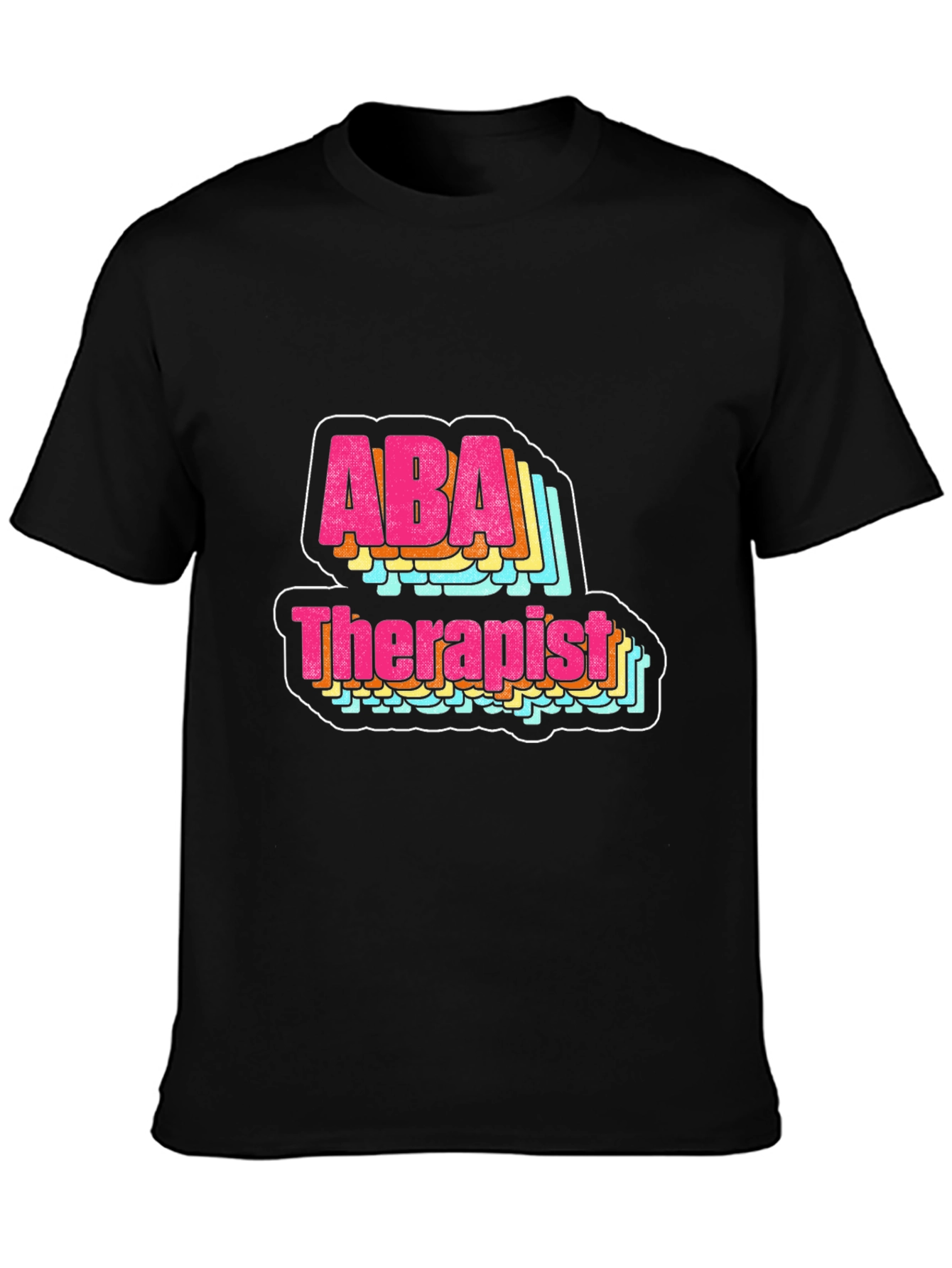 ABA Therapist Graphic Tee - Retro Style