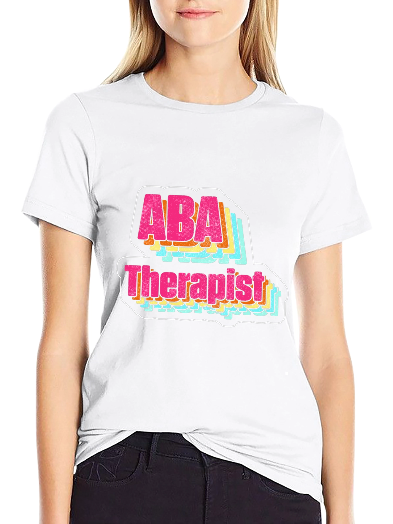ABA Therapist Graphic Tee - Retro Style