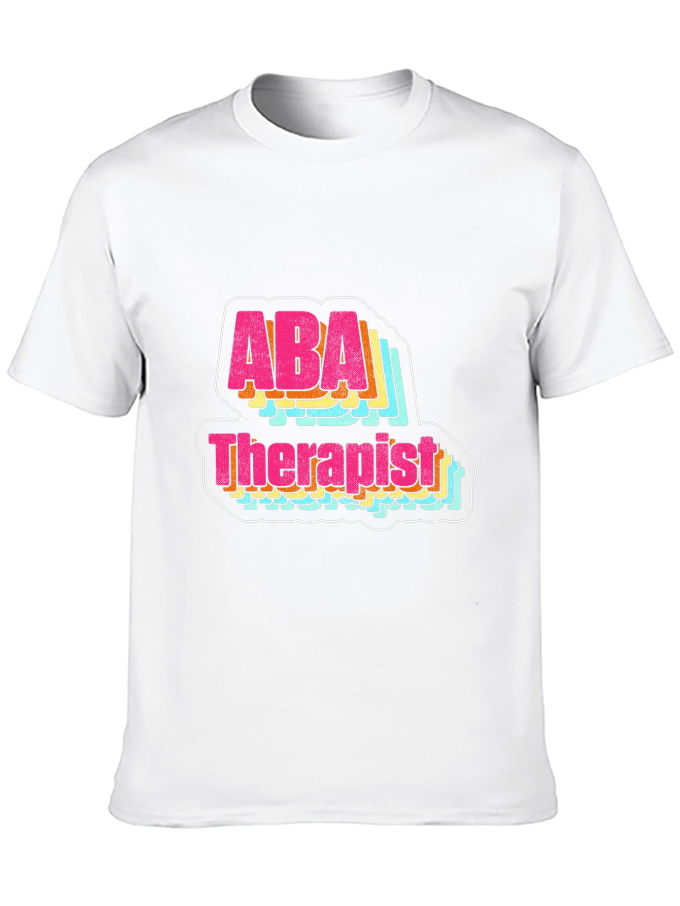 ABA Therapist Graphic Tee - Retro Style