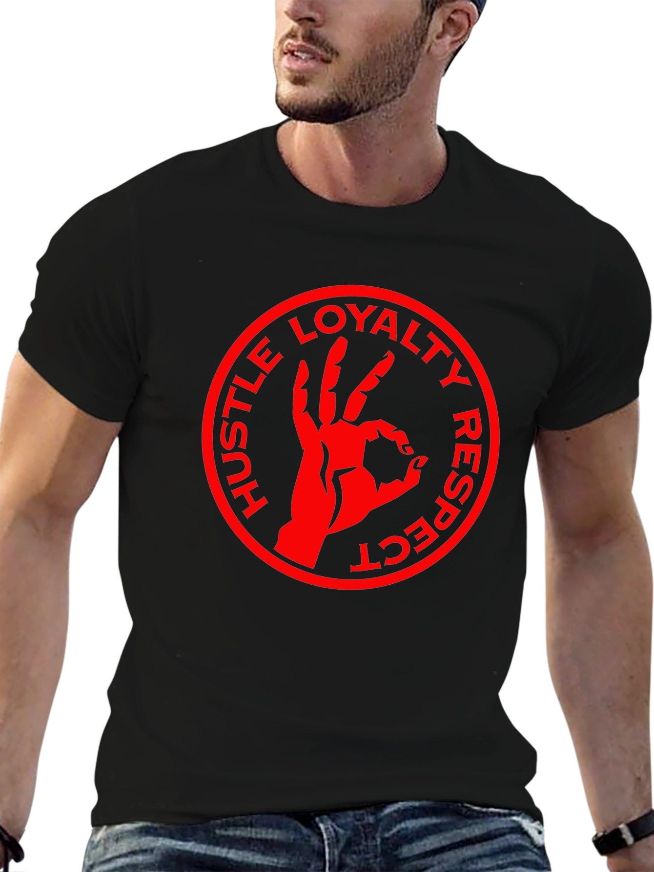 Hustle Loyalty Respect T-Shirt - Black