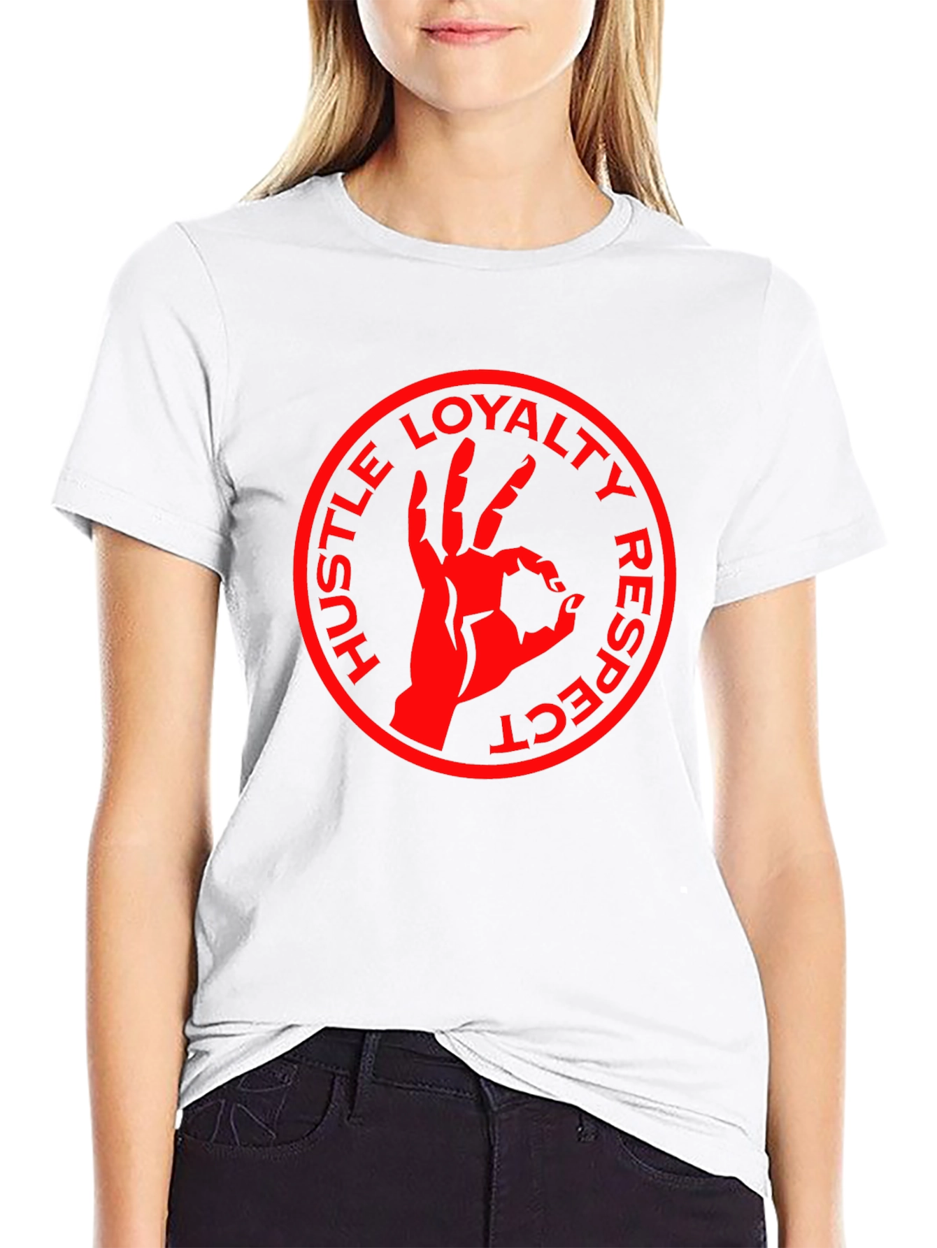 Hustle Loyalty Respect T-Shirt - Black