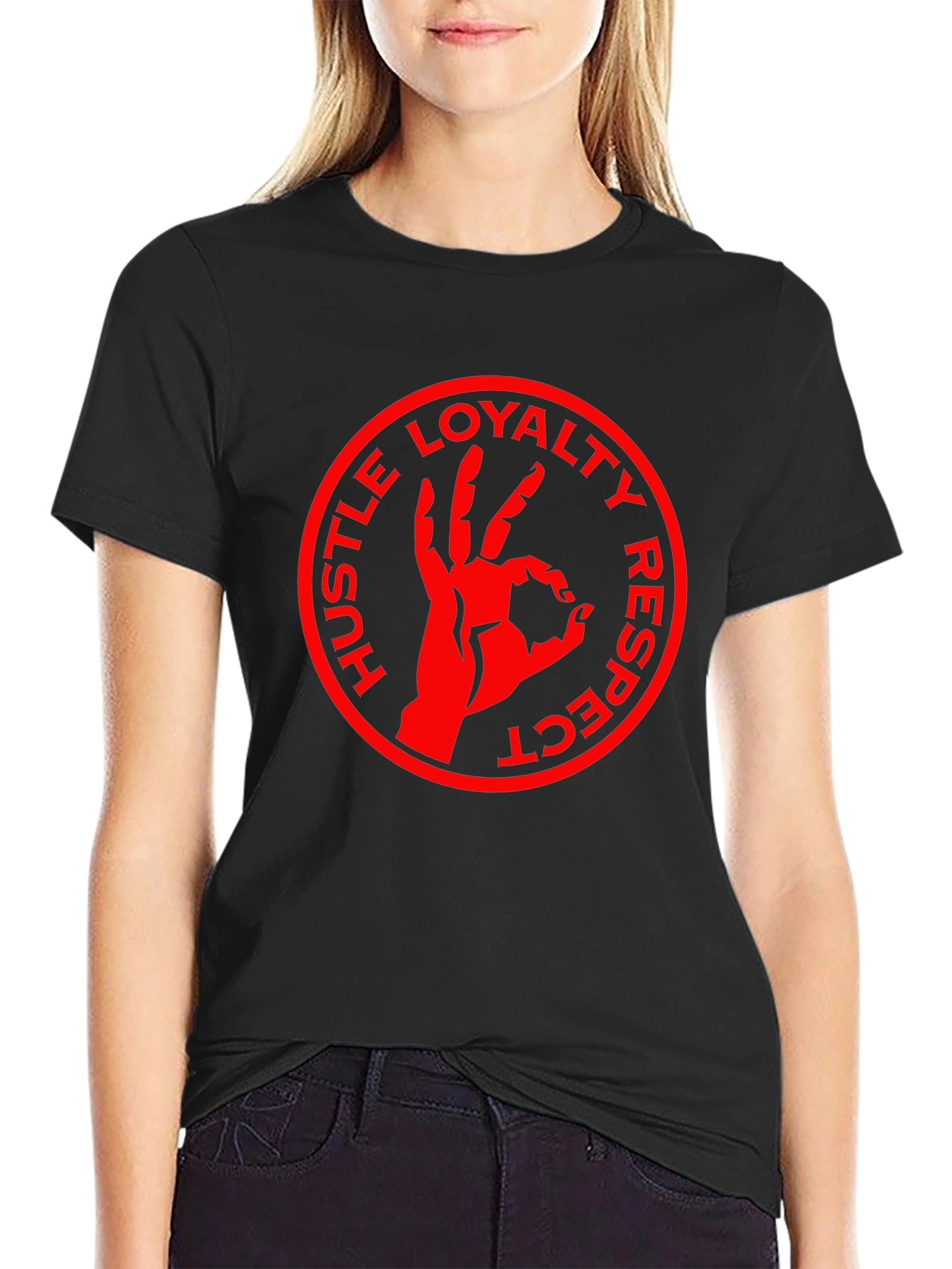 Hustle Loyalty Respect T-Shirt - Black