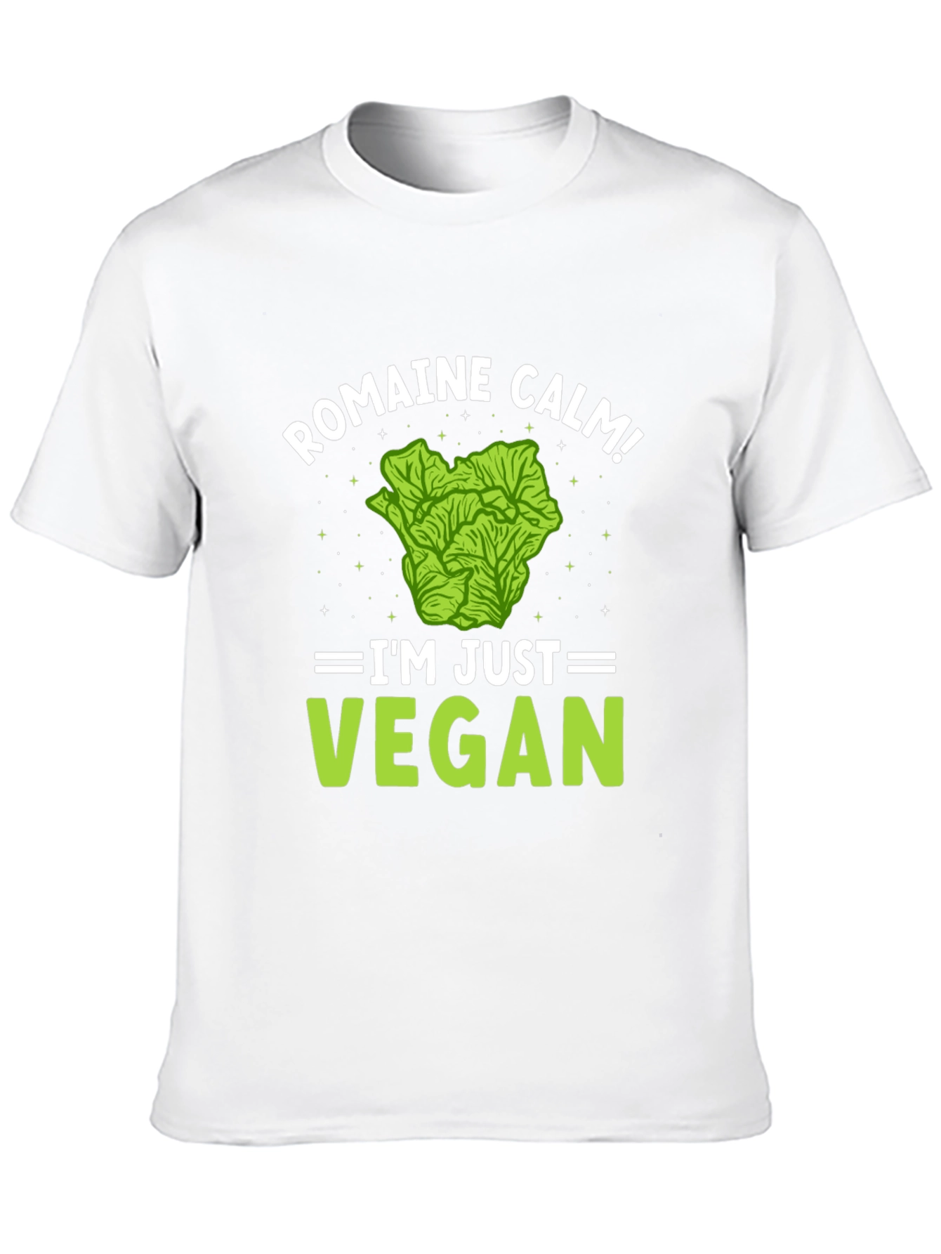 Romaine Calm Vegan T-Shirt - Funny Plant-Based Tee