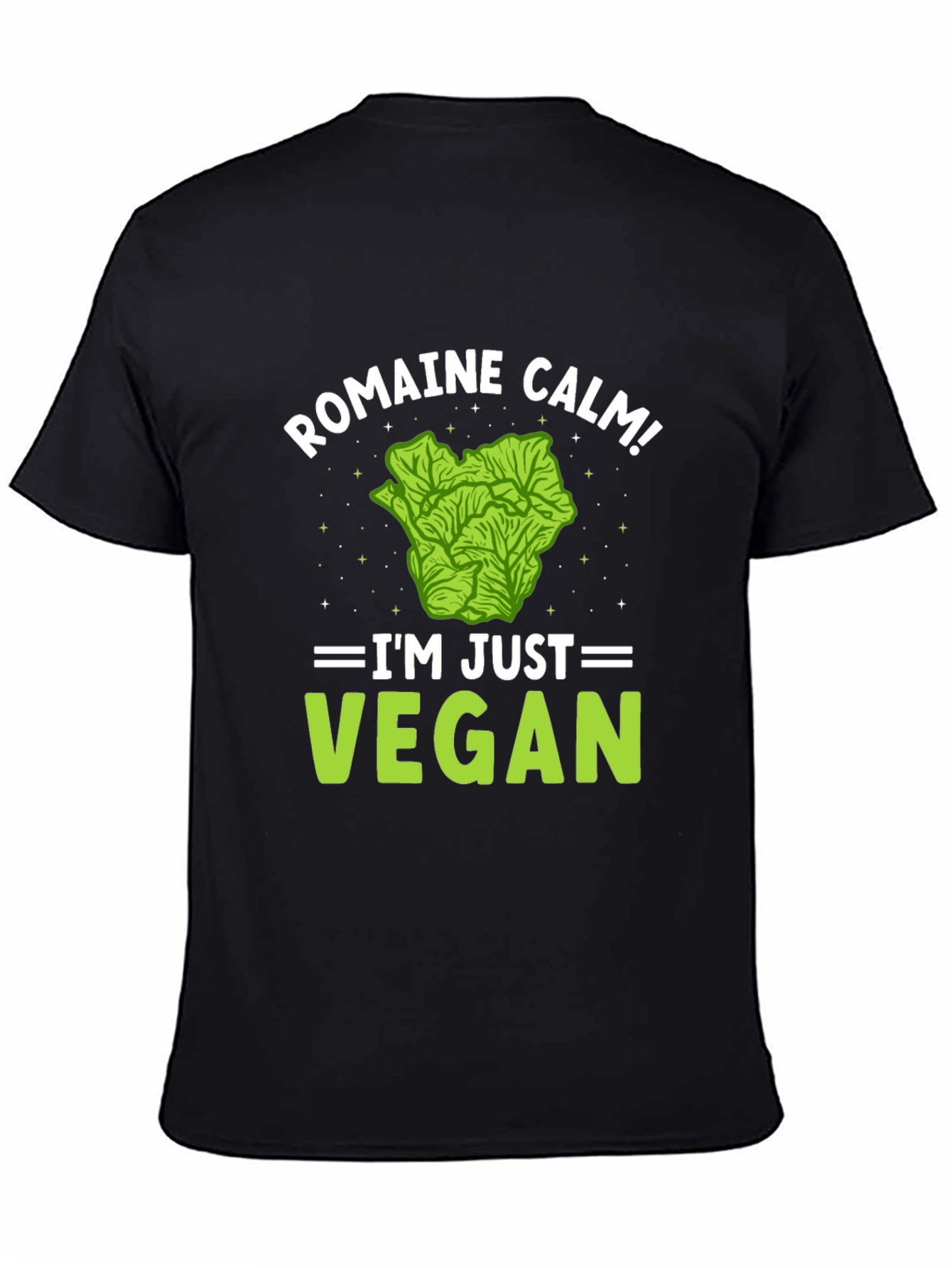 Romaine Calm Vegan T-Shirt - Funny Plant-Based Tee