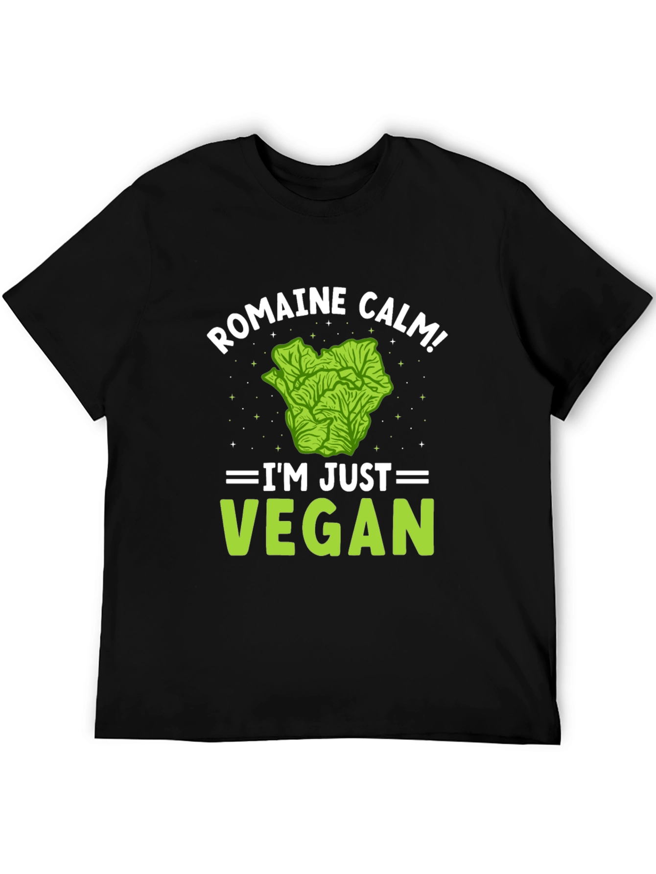 Romaine Calm Vegan T-Shirt - Funny Plant-Based Tee