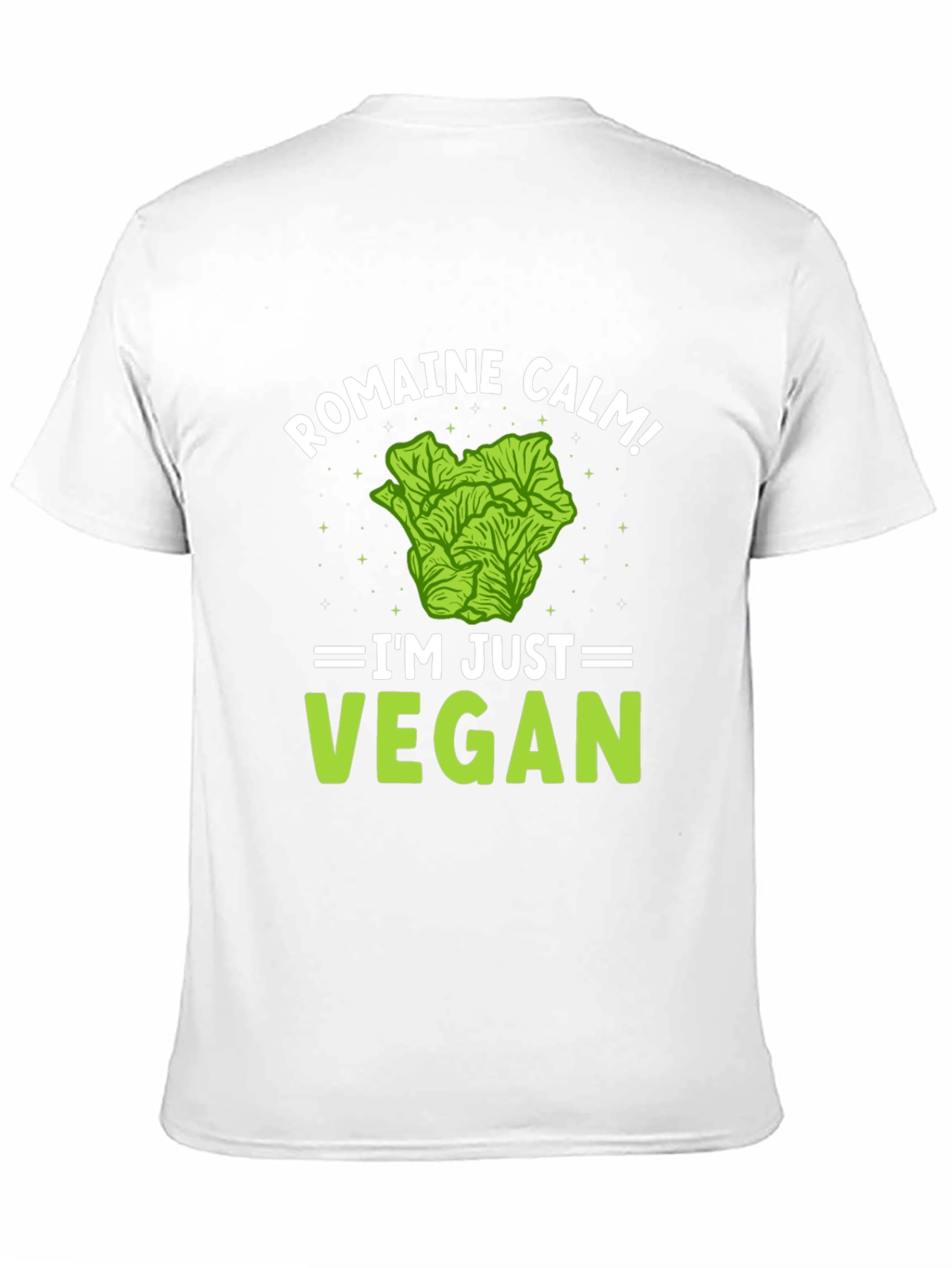Romaine Calm Vegan T-Shirt - Funny Plant-Based Tee
