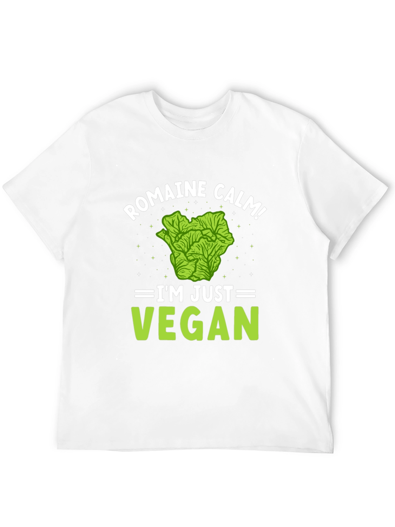 Romaine Calm Vegan T-Shirt - Funny Plant-Based Tee