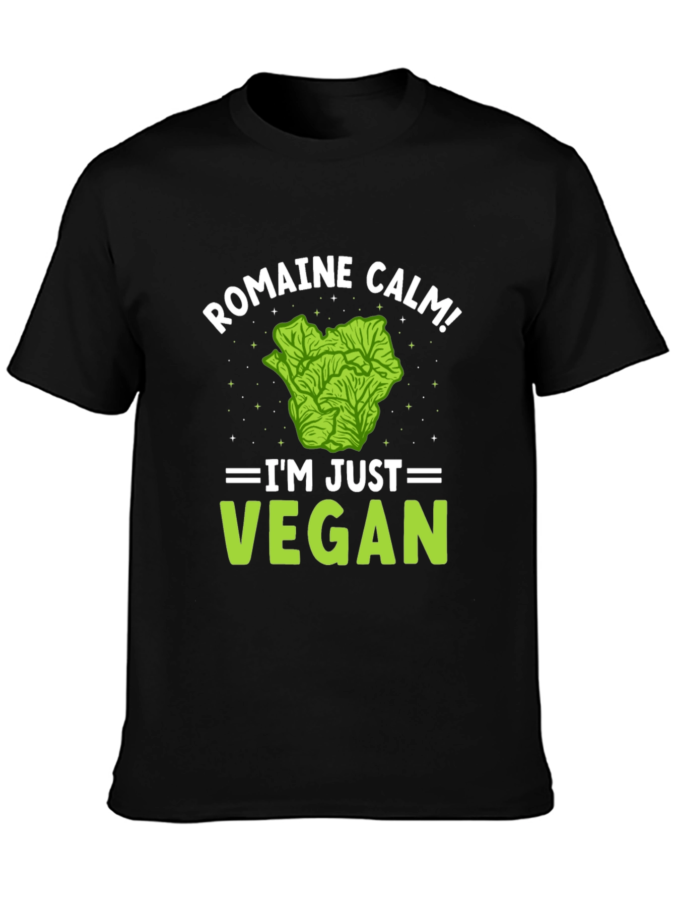 Romaine Calm Vegan T-Shirt - Funny Plant-Based Tee