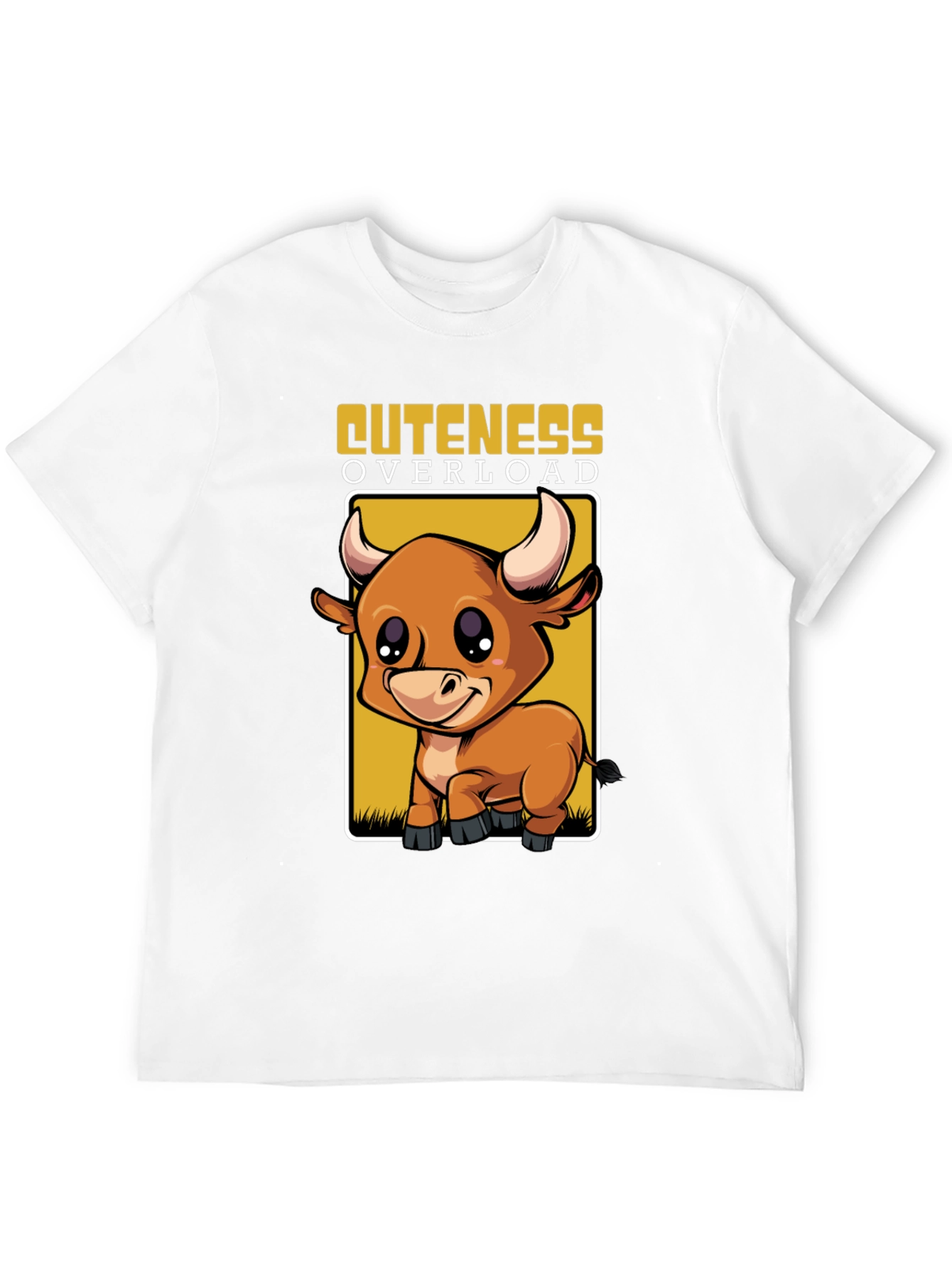 Cuteness Overload Bull Graphic Tee