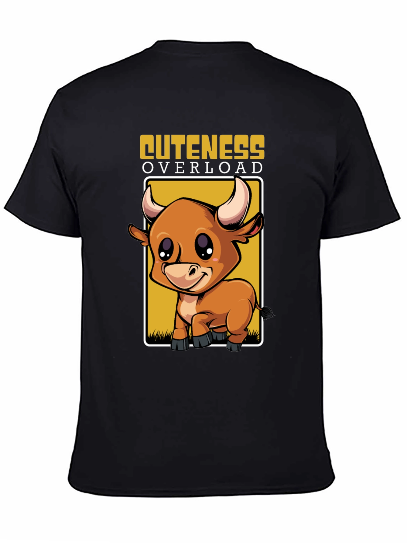 Cuteness Overload Bull Graphic Tee
