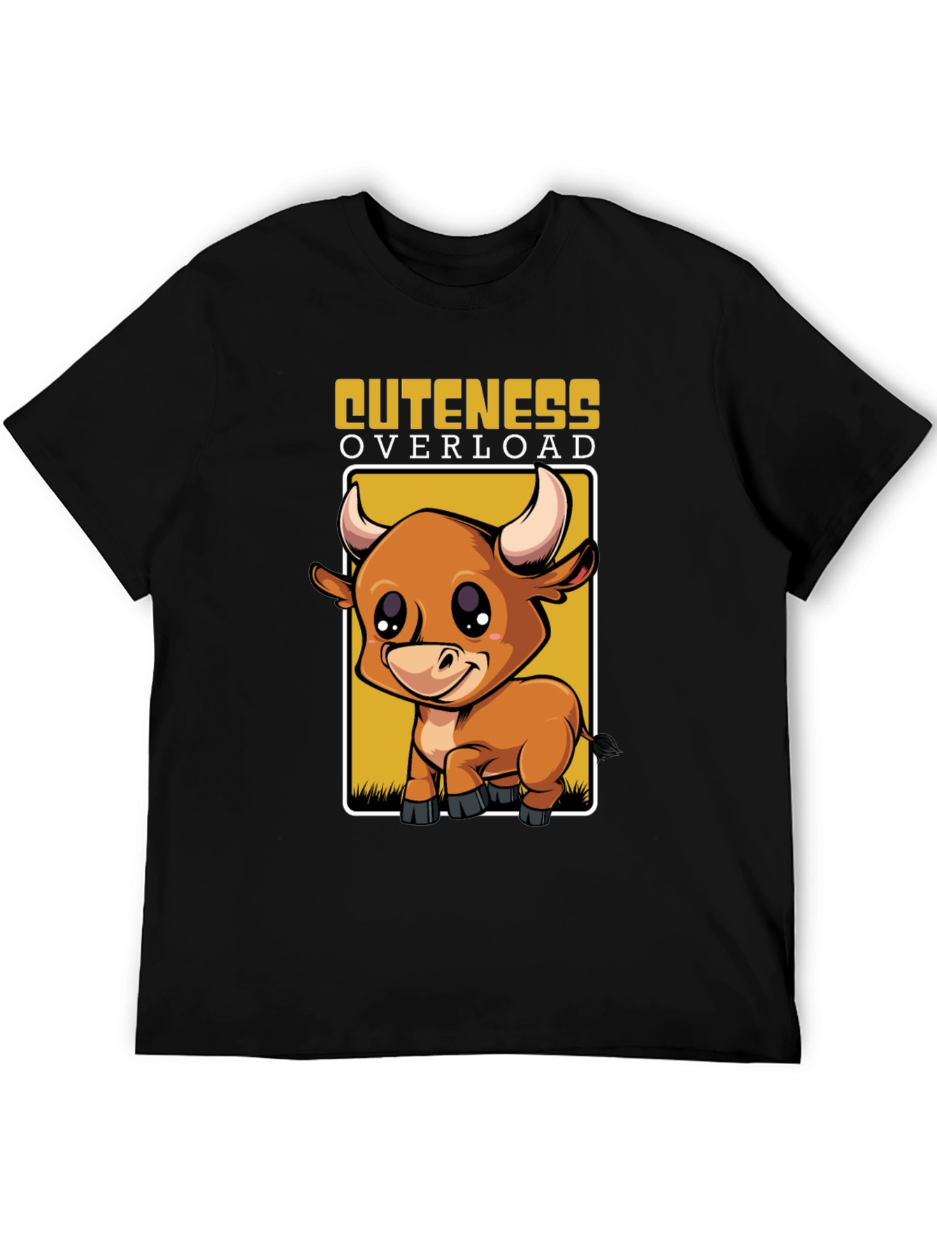 Cuteness Overload Bull Graphic Tee