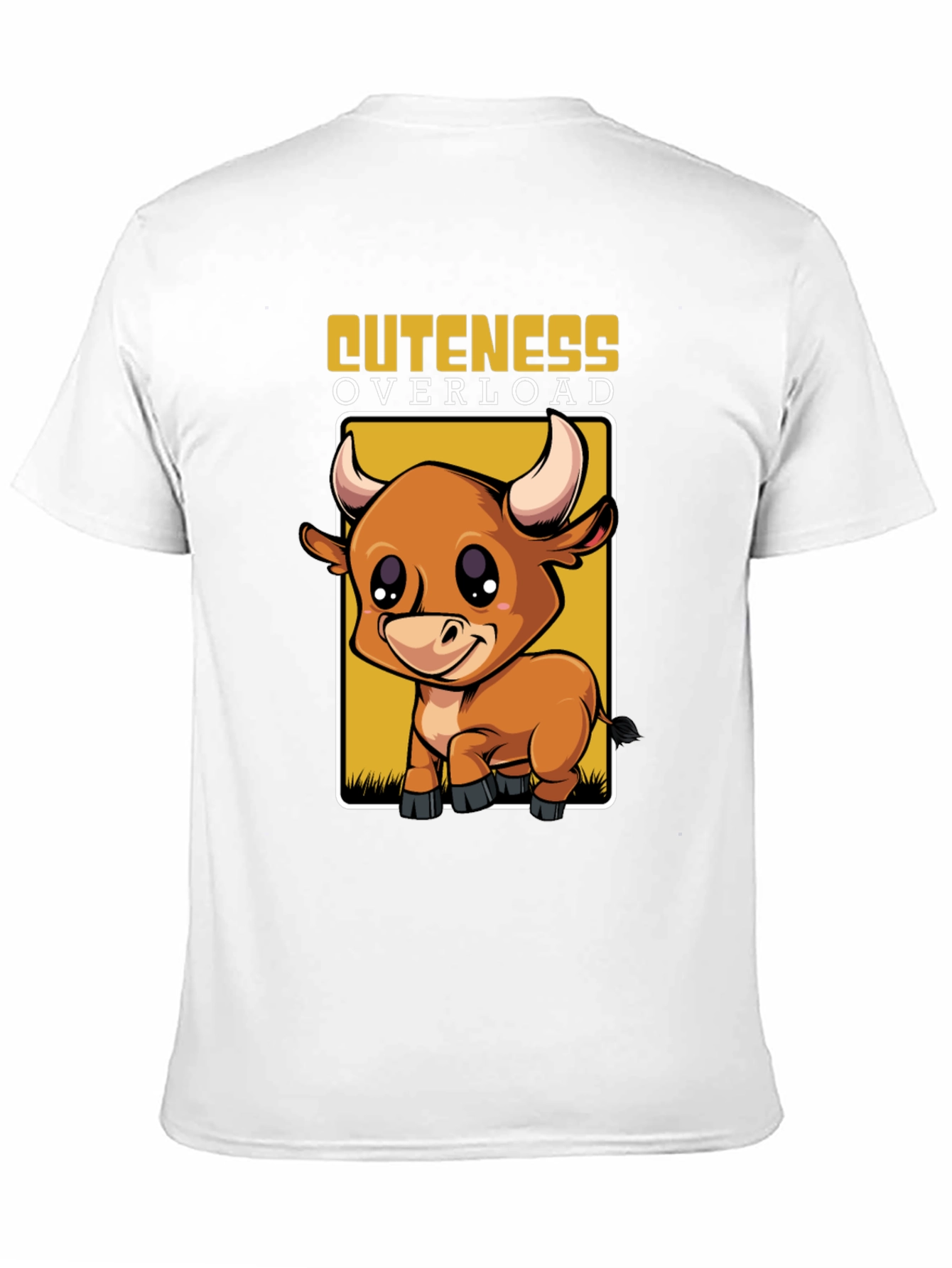 Cuteness Overload Bull Graphic Tee