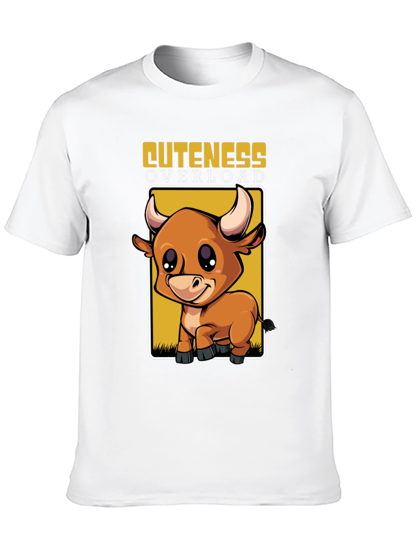 Cuteness Overload Bull Graphic Tee