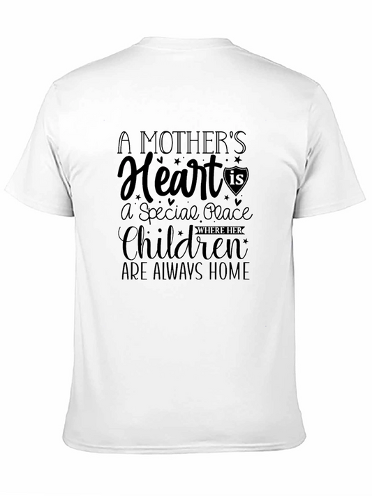 A Mothers Heart Black T-Shirt