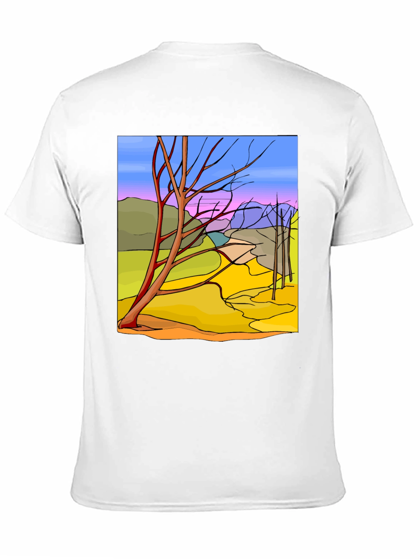 Abstract Landscape Graphic Tee