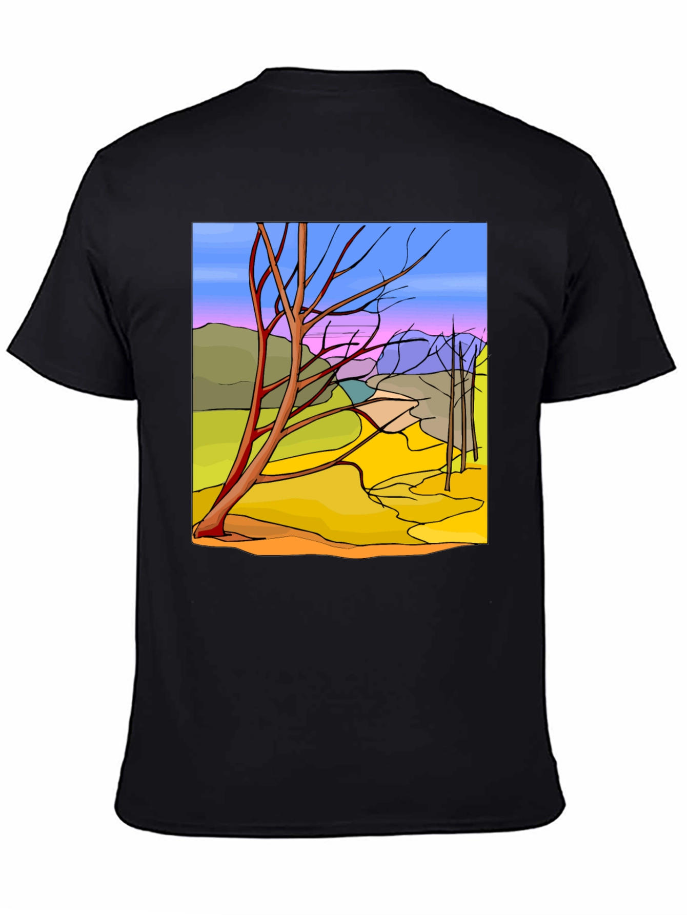 Abstract Landscape Graphic Tee