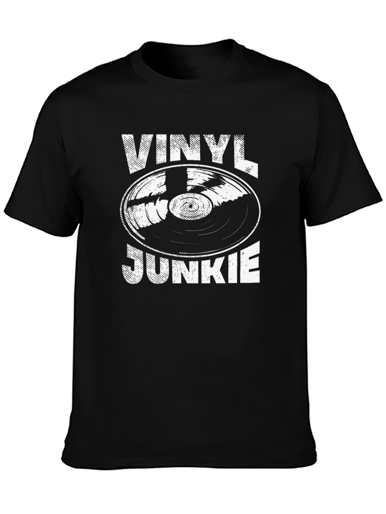 Vinyl Junkie T-Shirt - Music Lover Tee