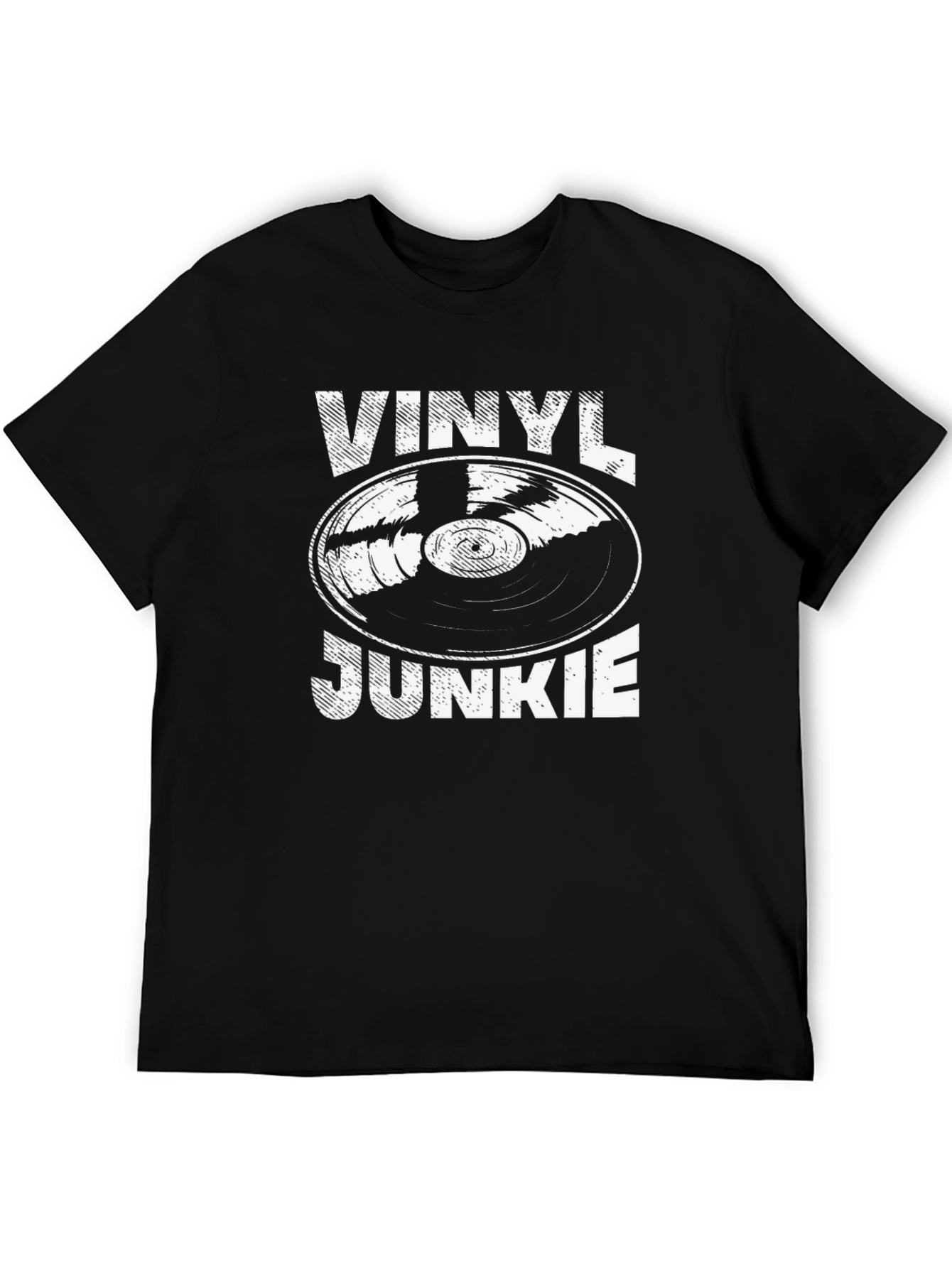 Vinyl Junkie T-Shirt - Music Lover Tee