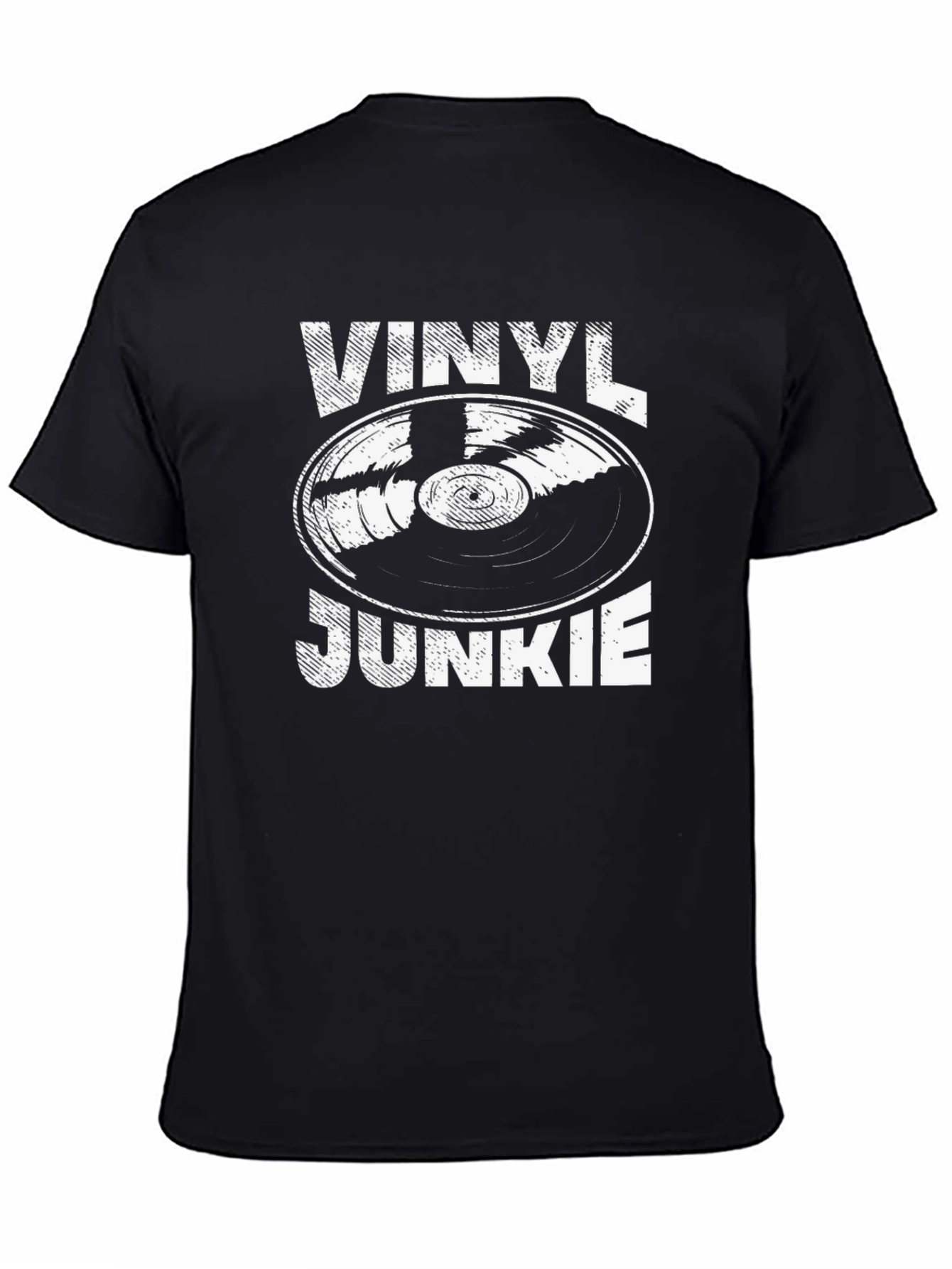 Vinyl Junkie T-Shirt - Music Lover Tee