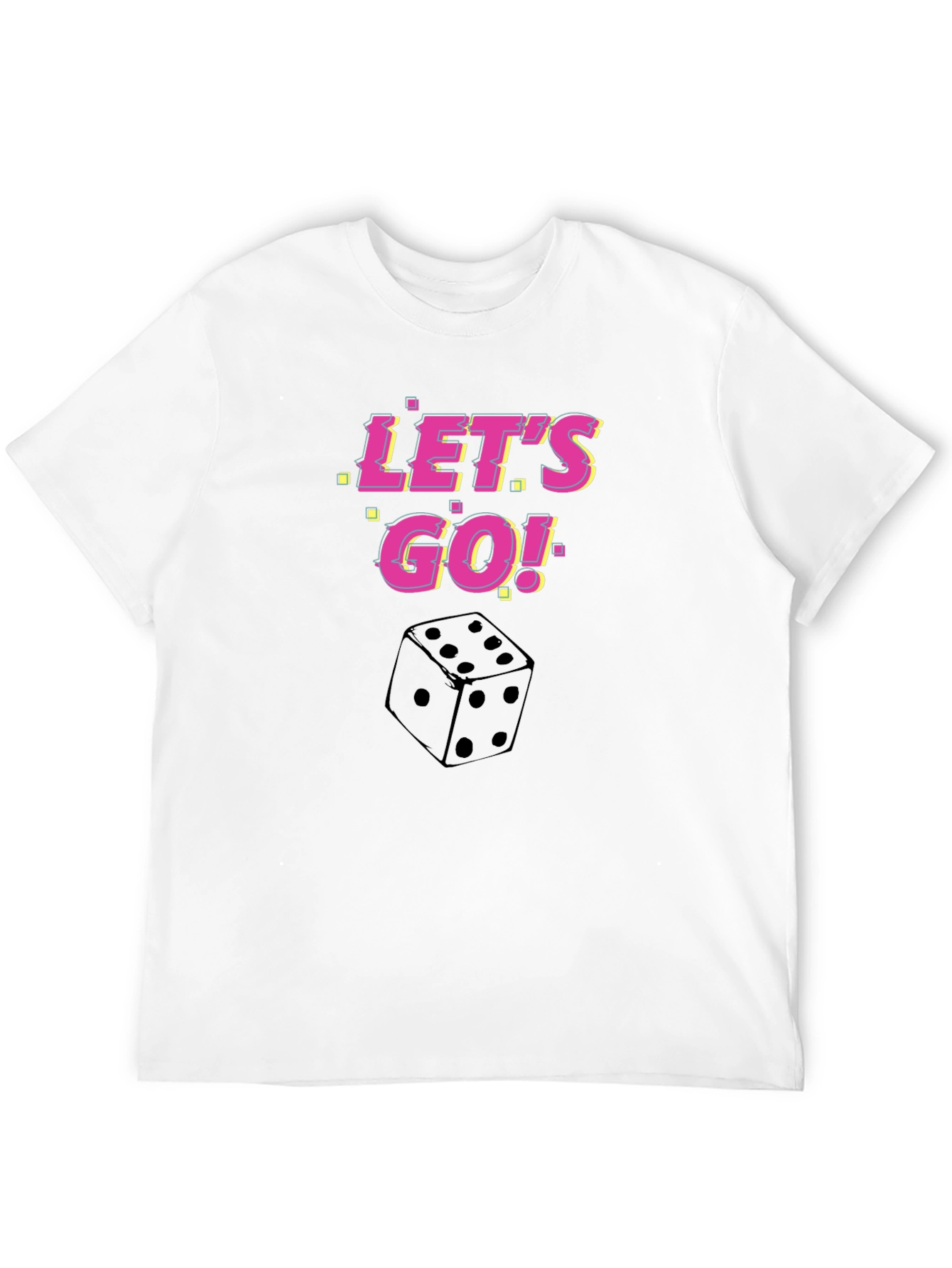 Lets Go Dice Graphic T-Shirt