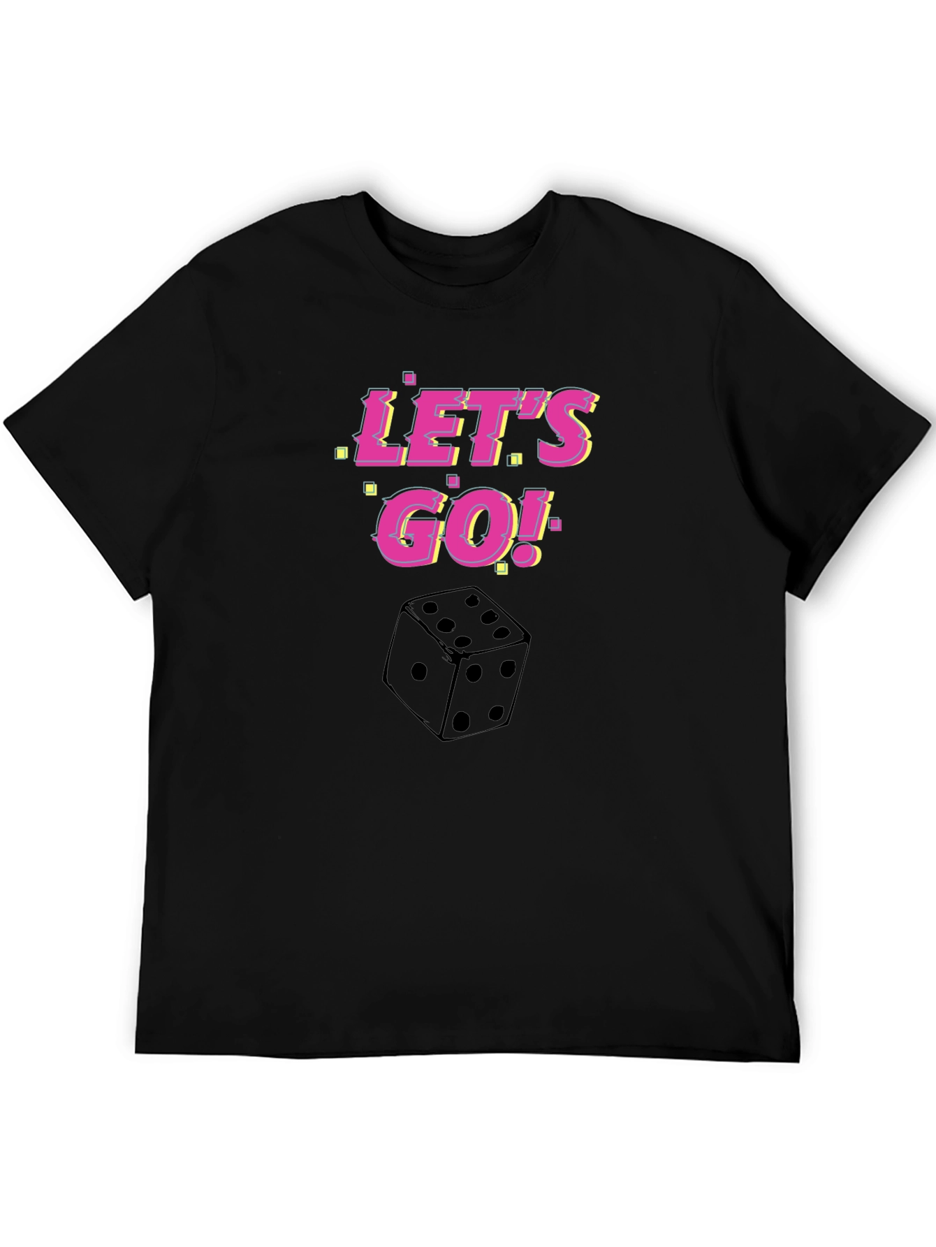 Lets Go Dice Graphic T-Shirt
