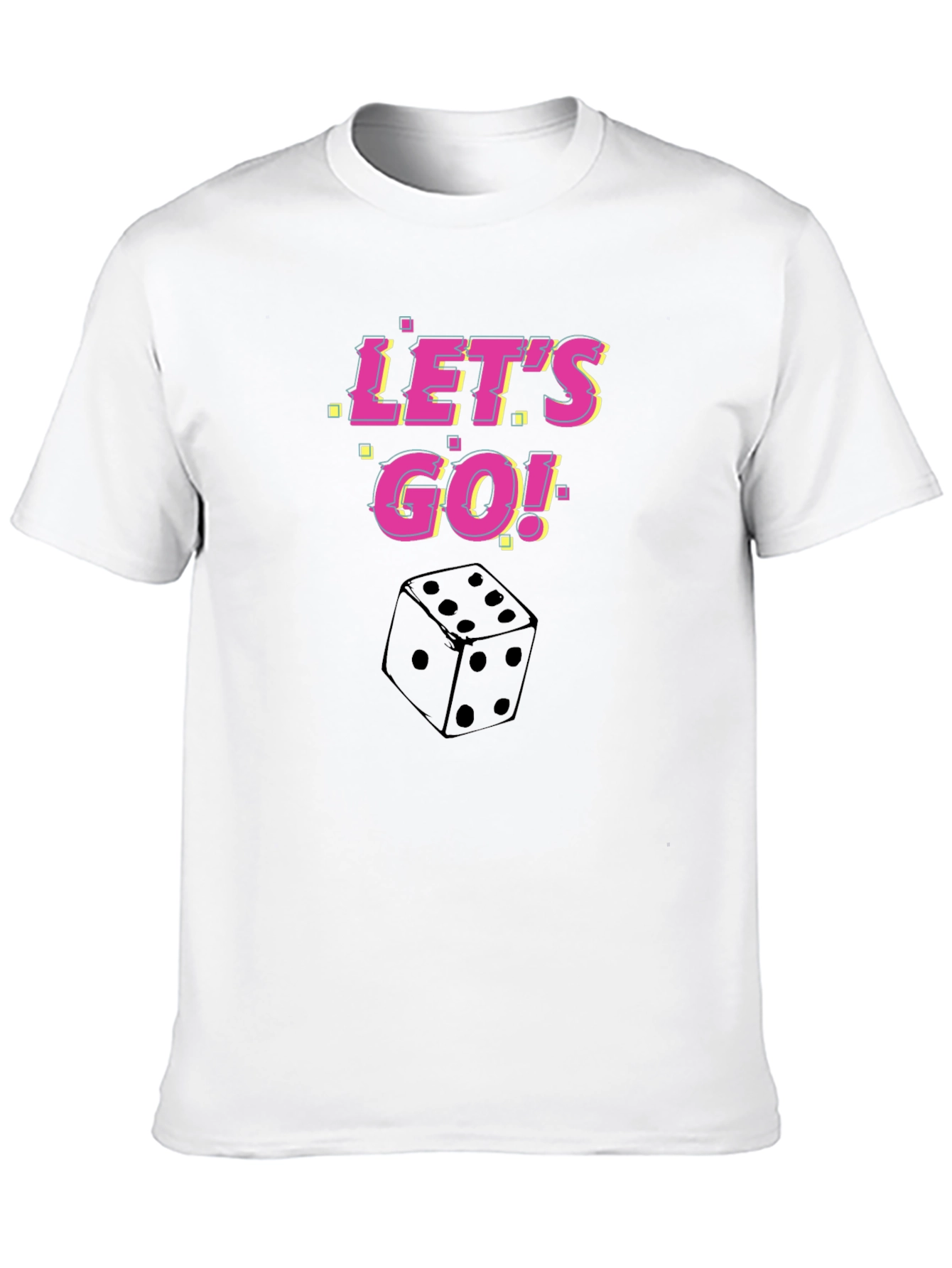 Lets Go Dice Graphic T-Shirt